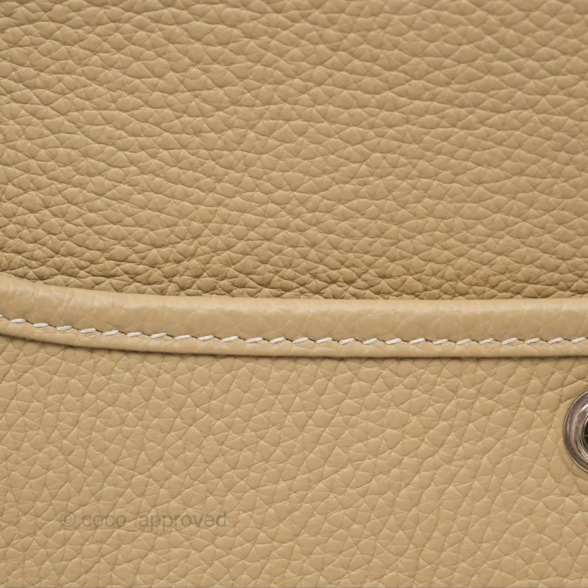 Hermes Evelyne III 29 Trench S2 Clemence Palladium Hardware