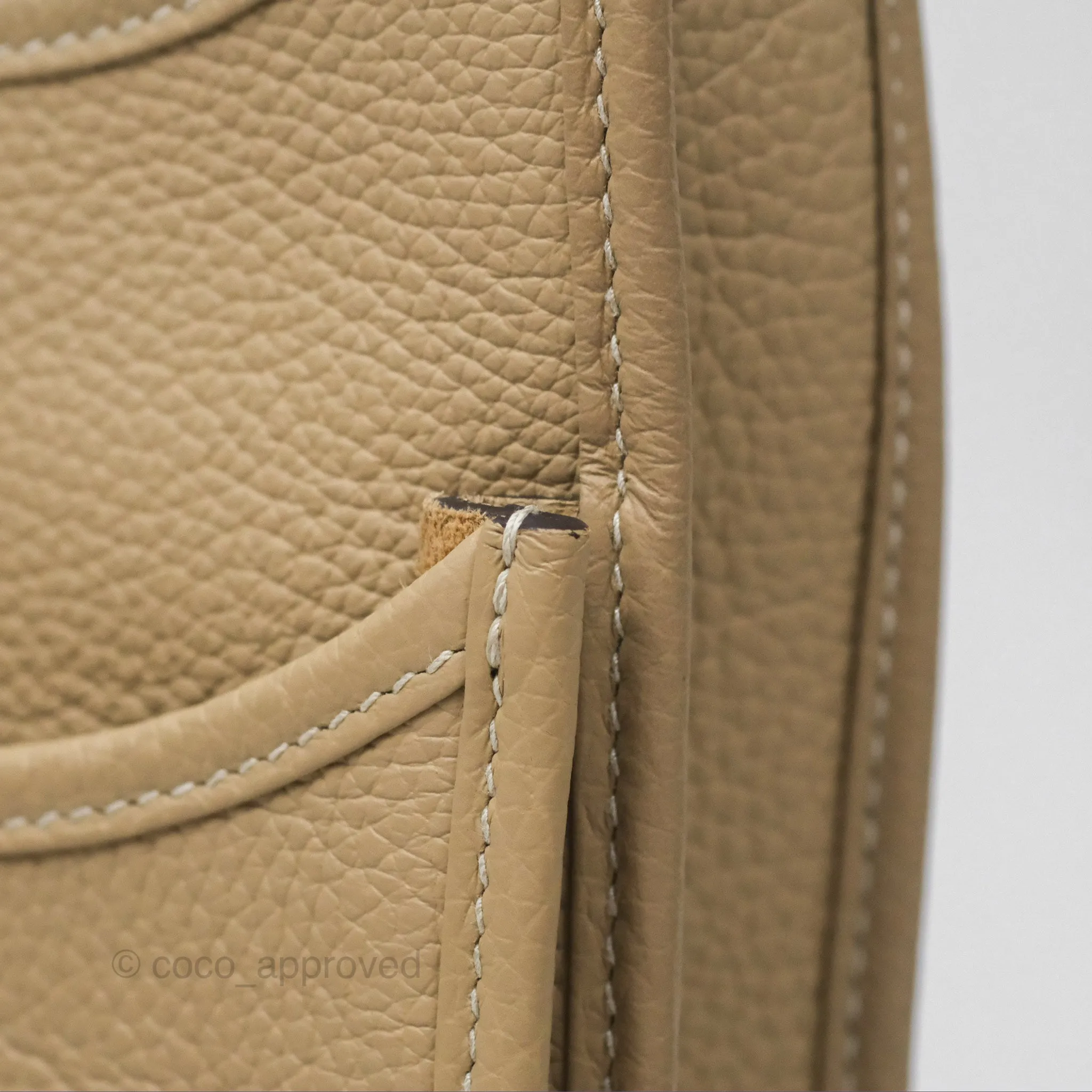 Hermes Evelyne III 29 Trench S2 Clemence Palladium Hardware