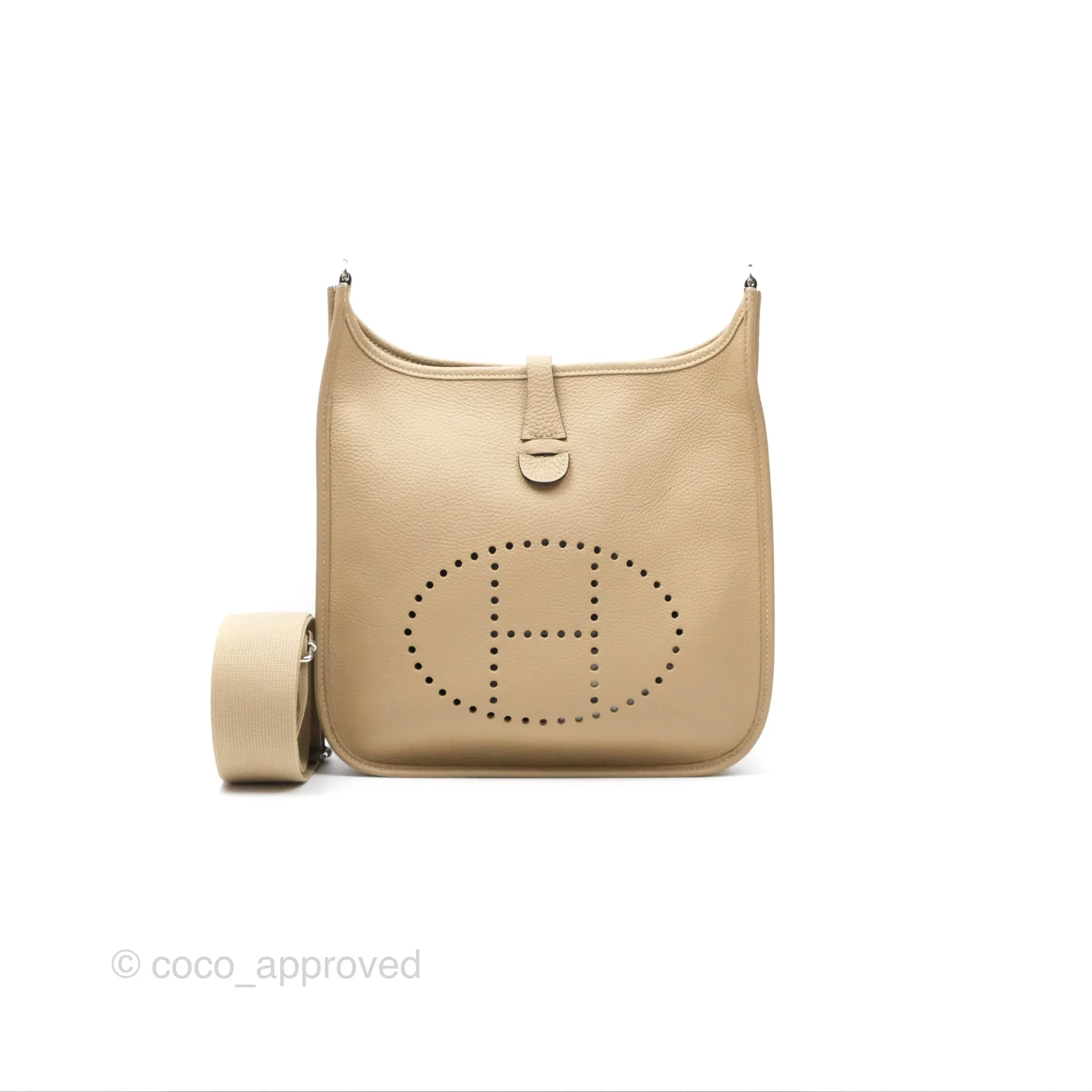 Hermes Evelyne III 29 Trench S2 Clemence Palladium Hardware