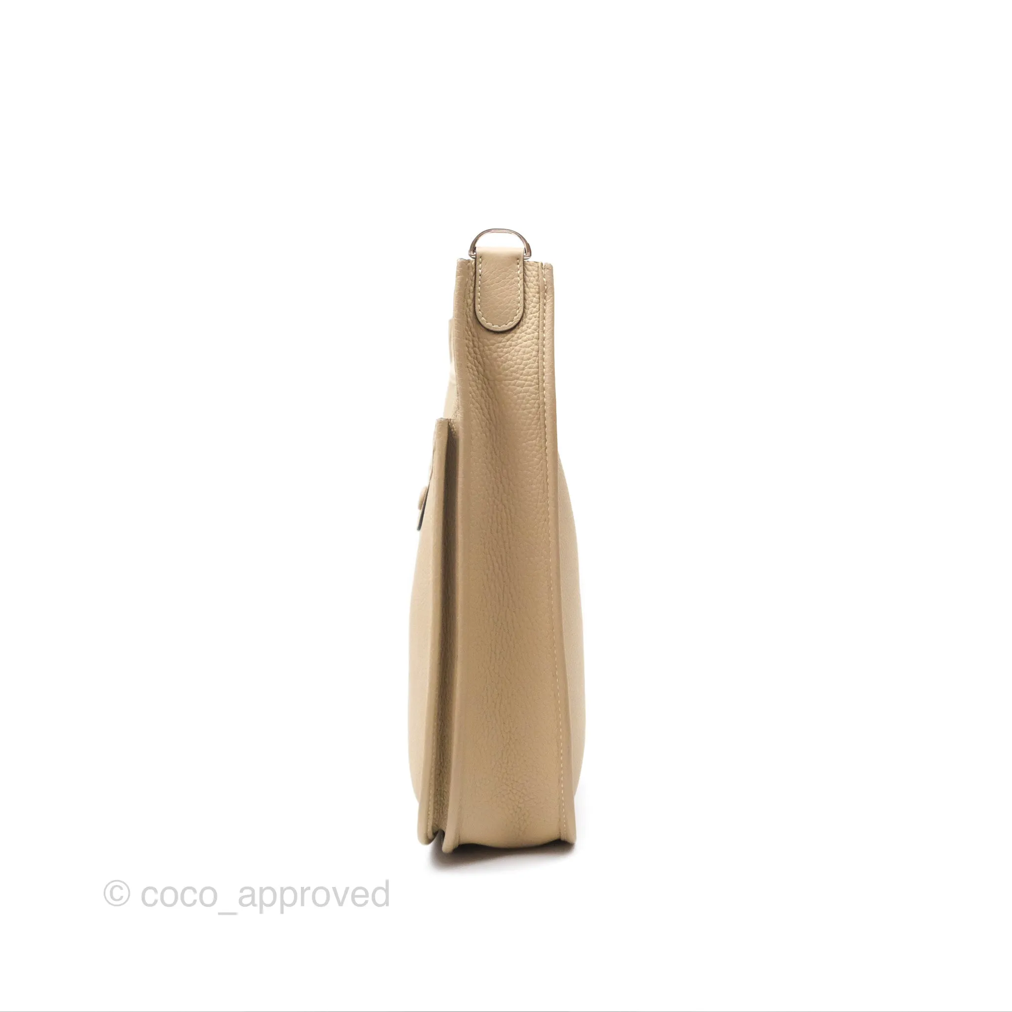 Hermes Evelyne III 29 Trench S2 Clemence Palladium Hardware