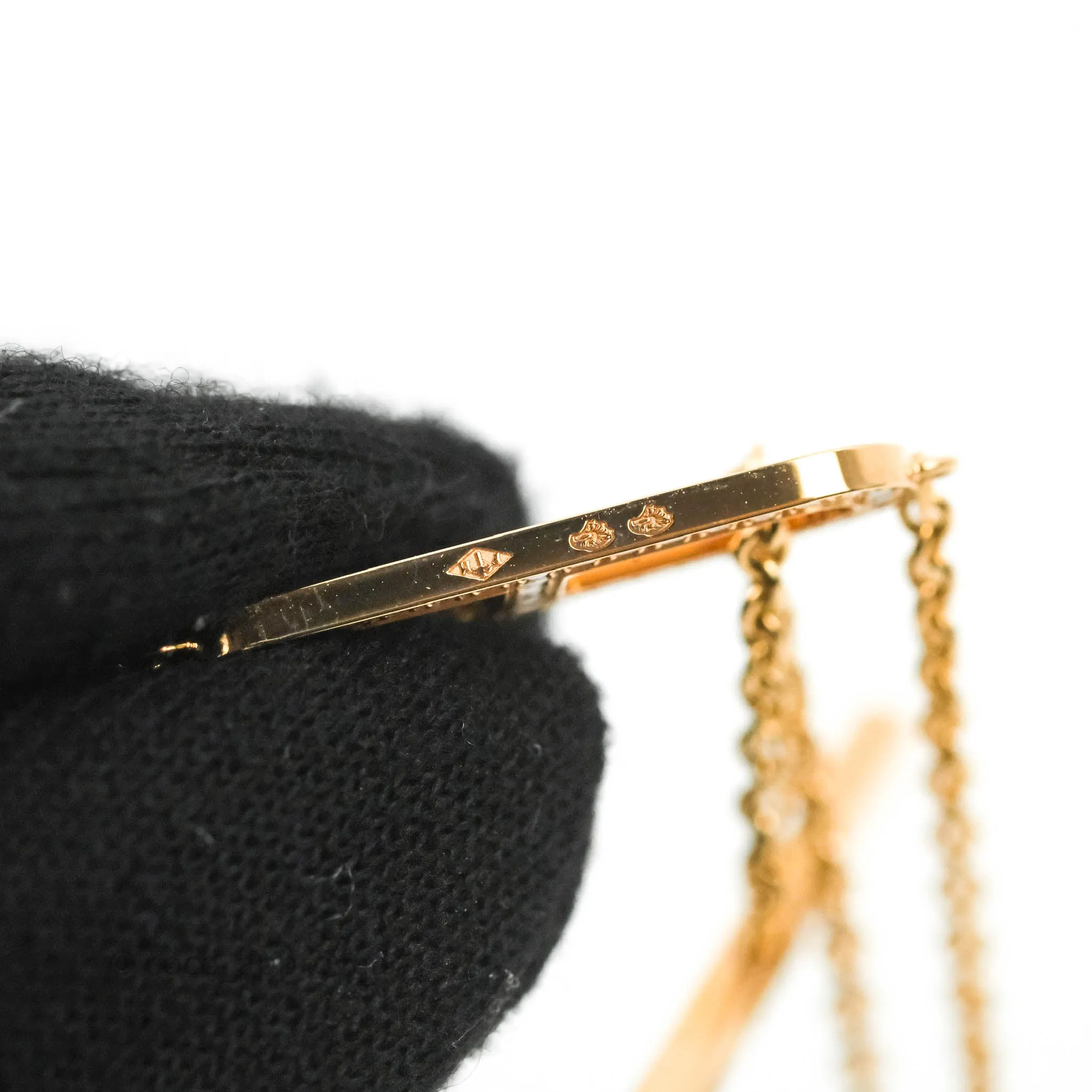 Hermes Ever Chaine D'Ancre Pendant Necklace Rose Gold