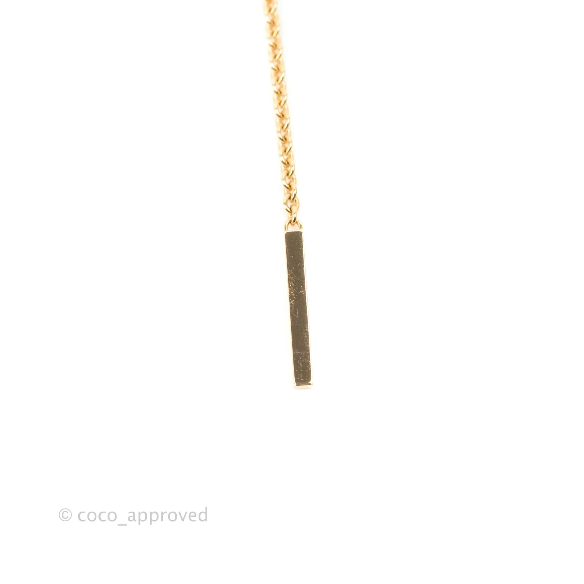 Hermes Ever Chaine D'Ancre Pendant Necklace Rose Gold