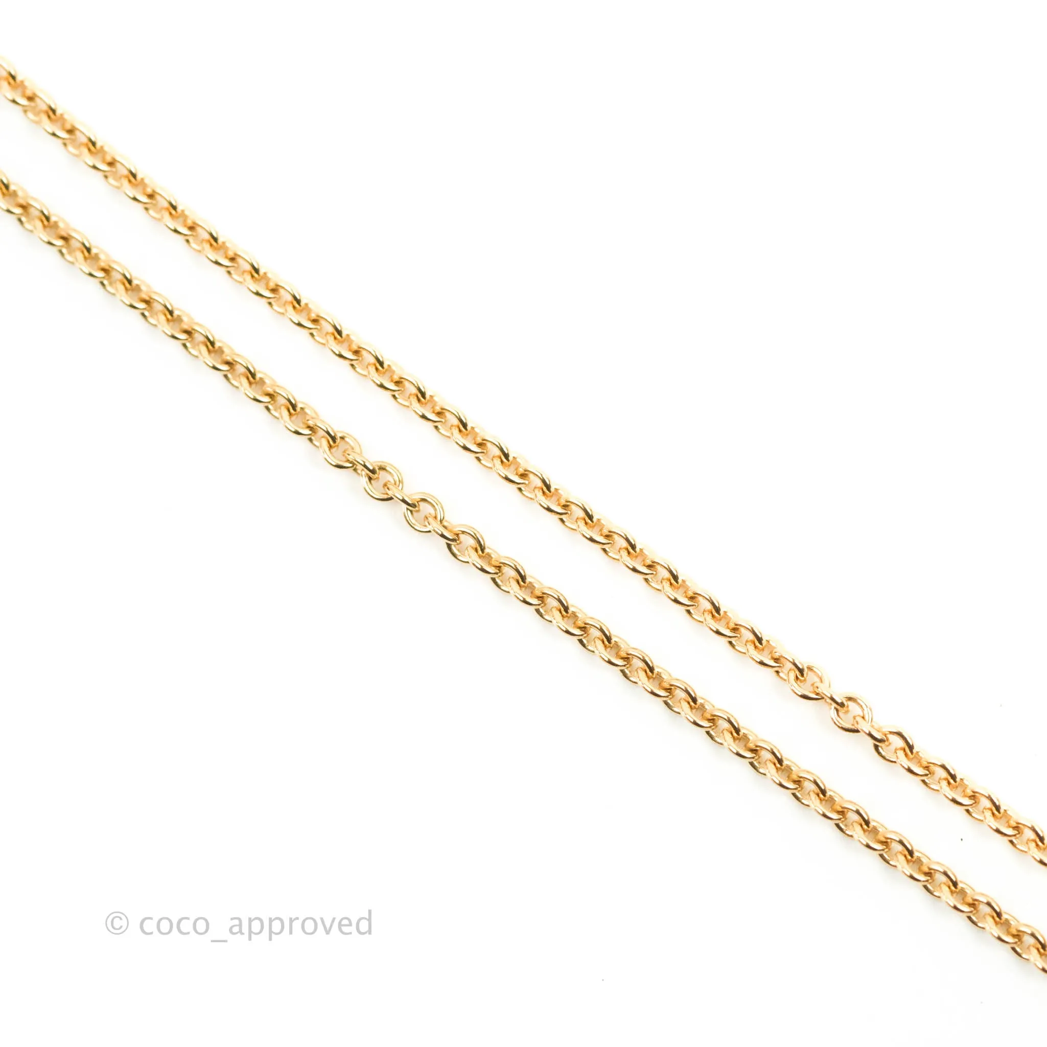 Hermes Ever Chaine D'Ancre Pendant Necklace Rose Gold