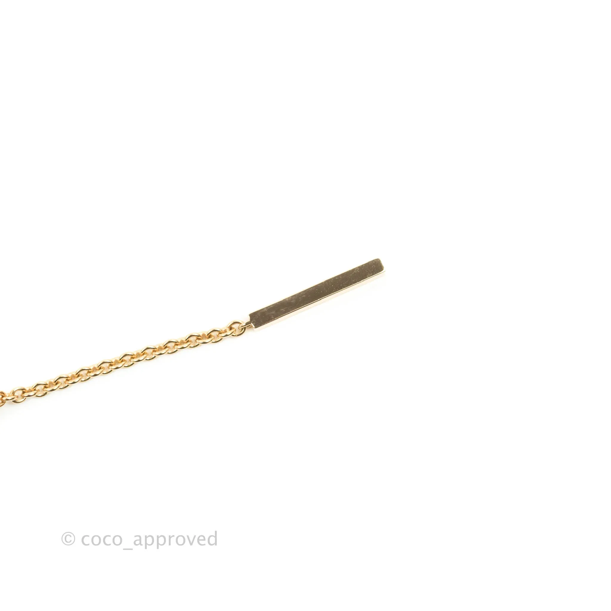 Hermes Ever Chaine D'Ancre Pendant Necklace Rose Gold