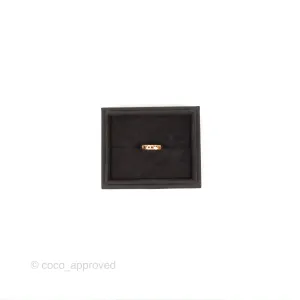 Hermes Ever Herakles Band Ring Rose Gold Size 52
