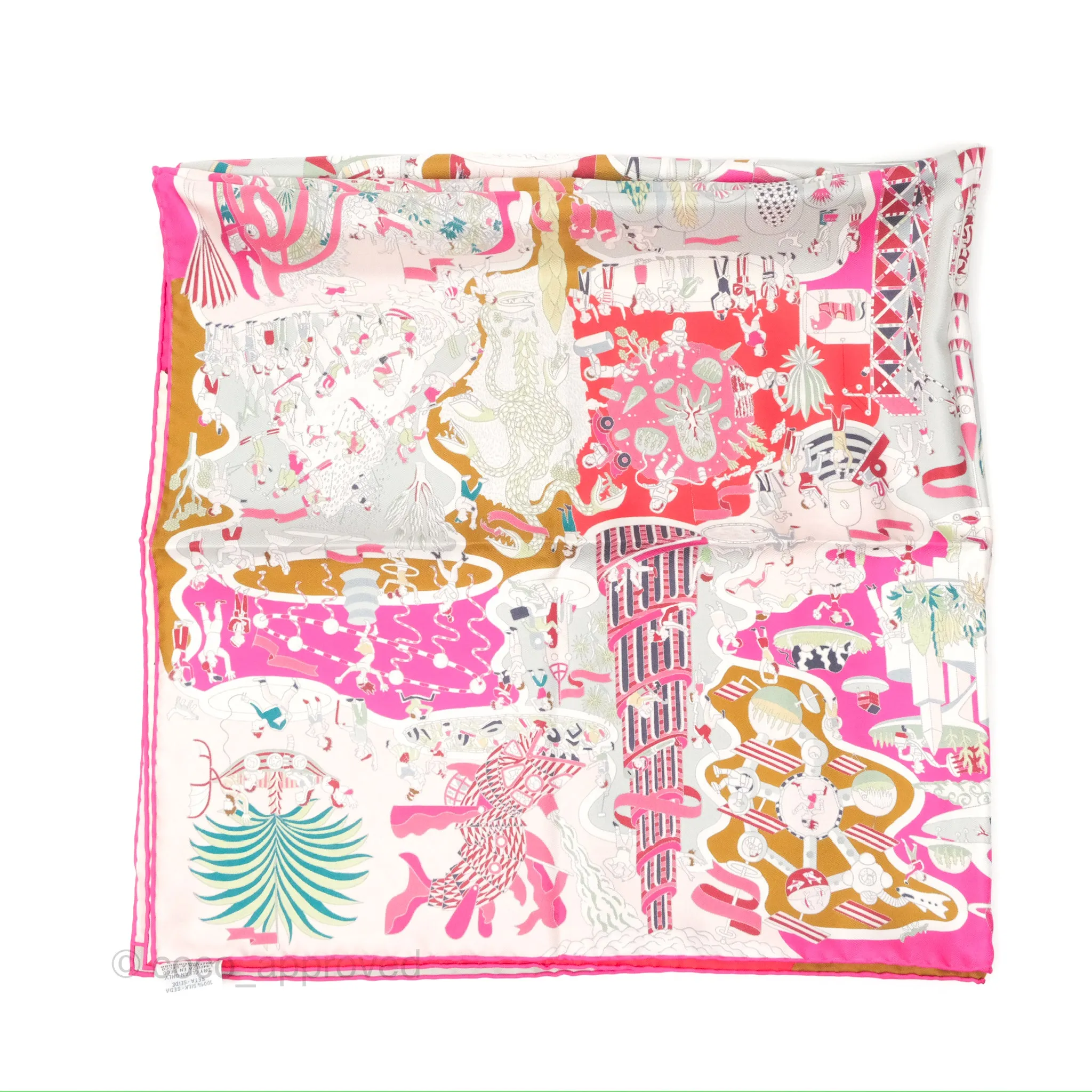 Hermes Exposition Universell Silk Scarf 90