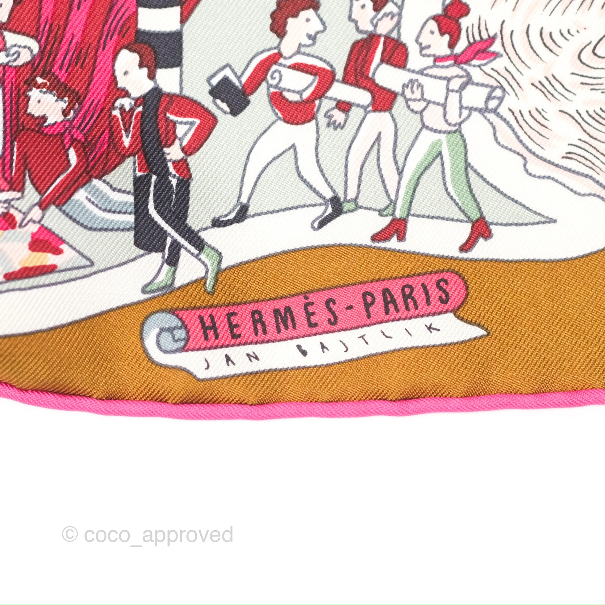 Hermes Exposition Universell Silk Scarf 90