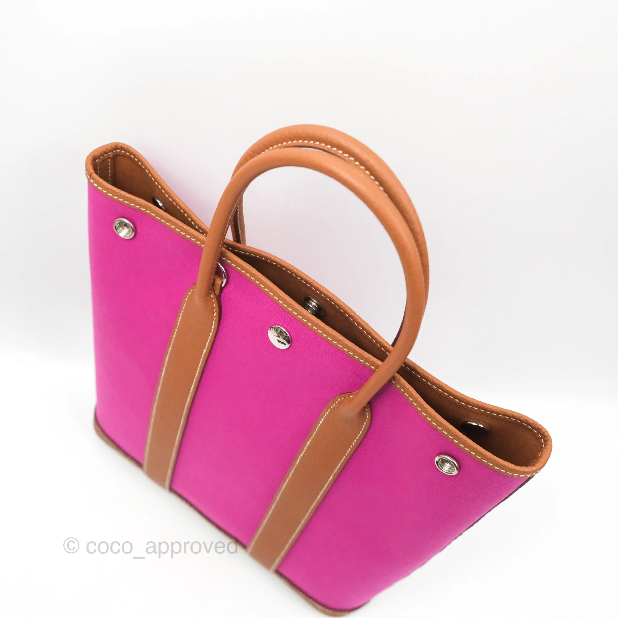 Hermes Garden File 28 Magnolia Canvas Gold Negonda
