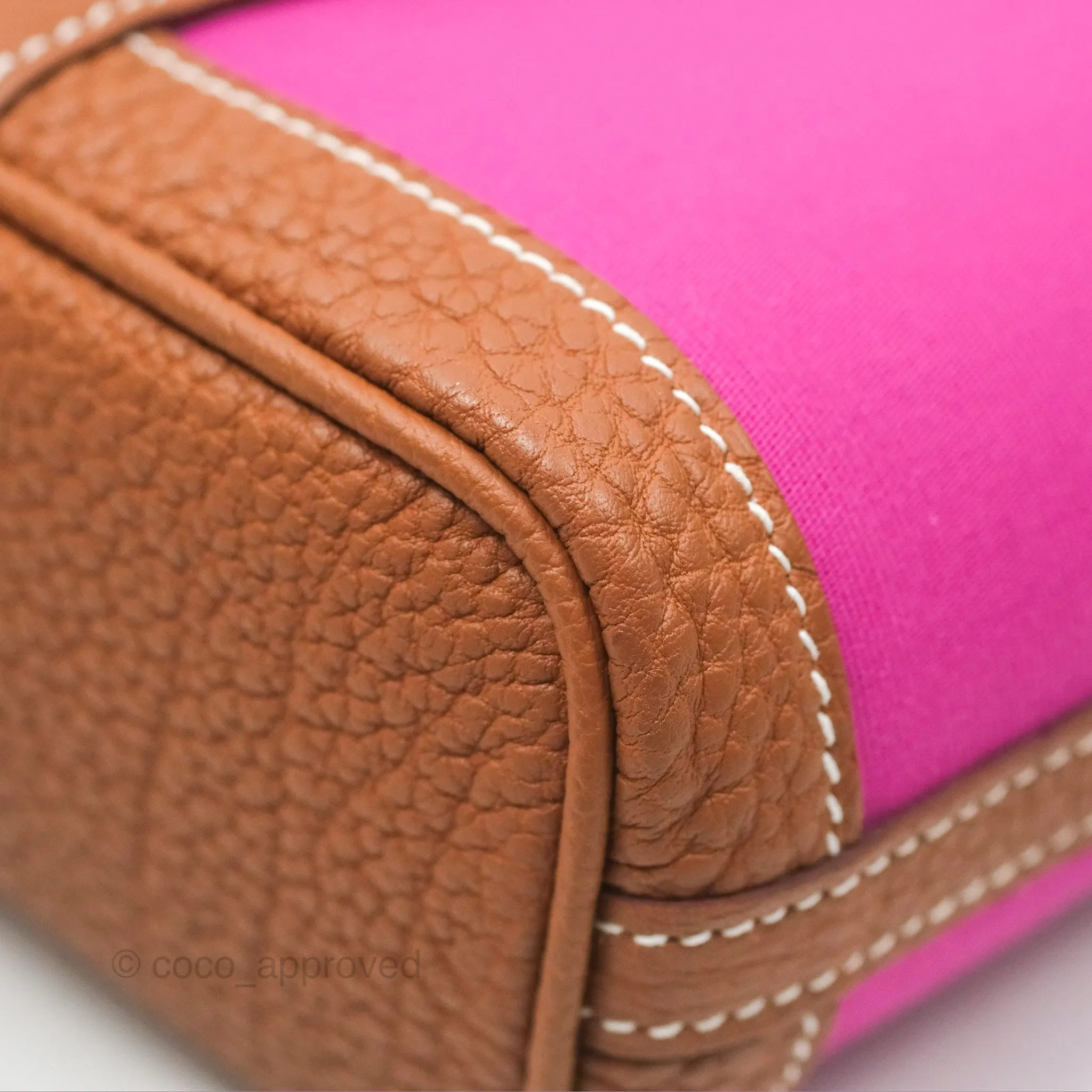 Hermes Garden File 28 Magnolia Canvas Gold Negonda