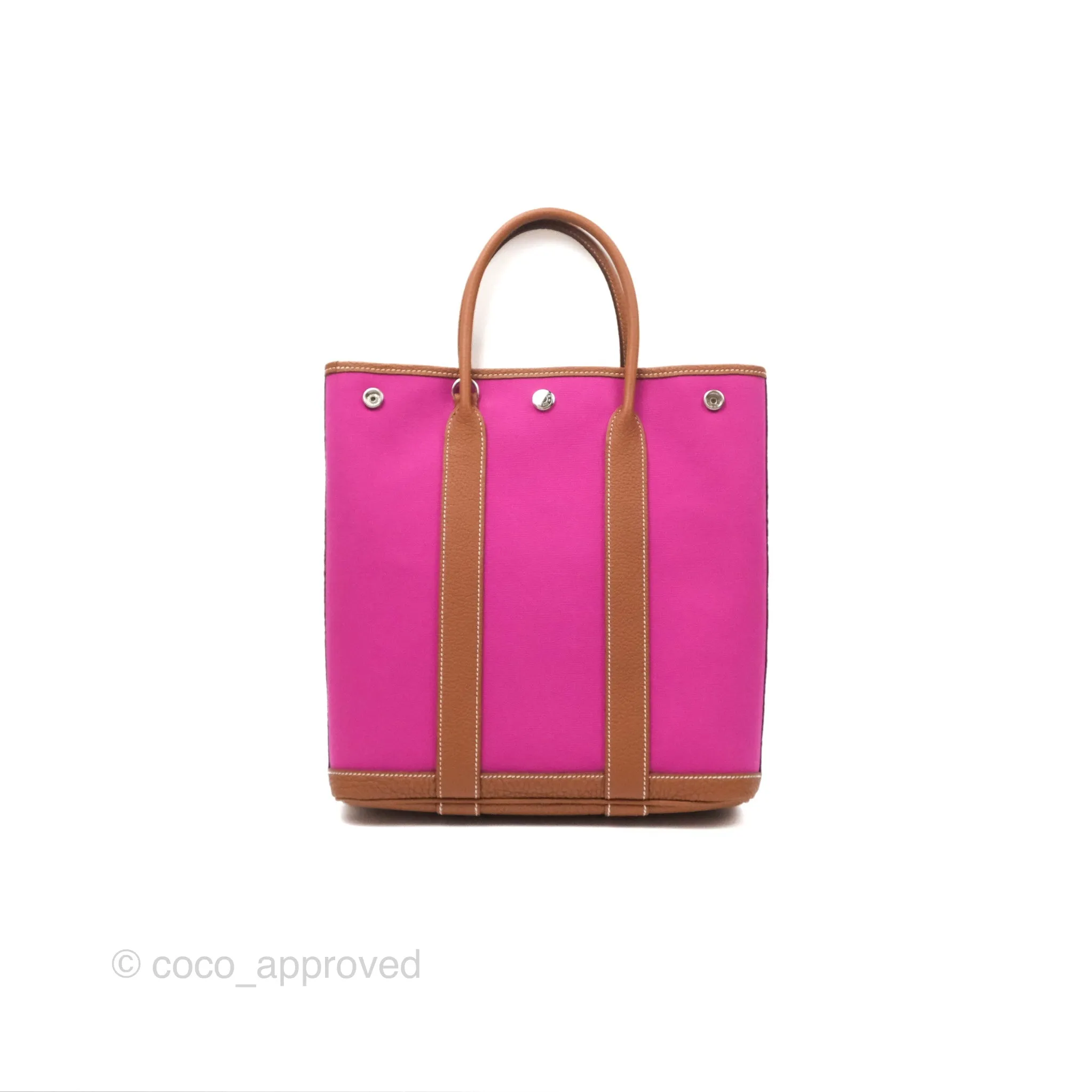 Hermes Garden File 28 Magnolia Canvas Gold Negonda