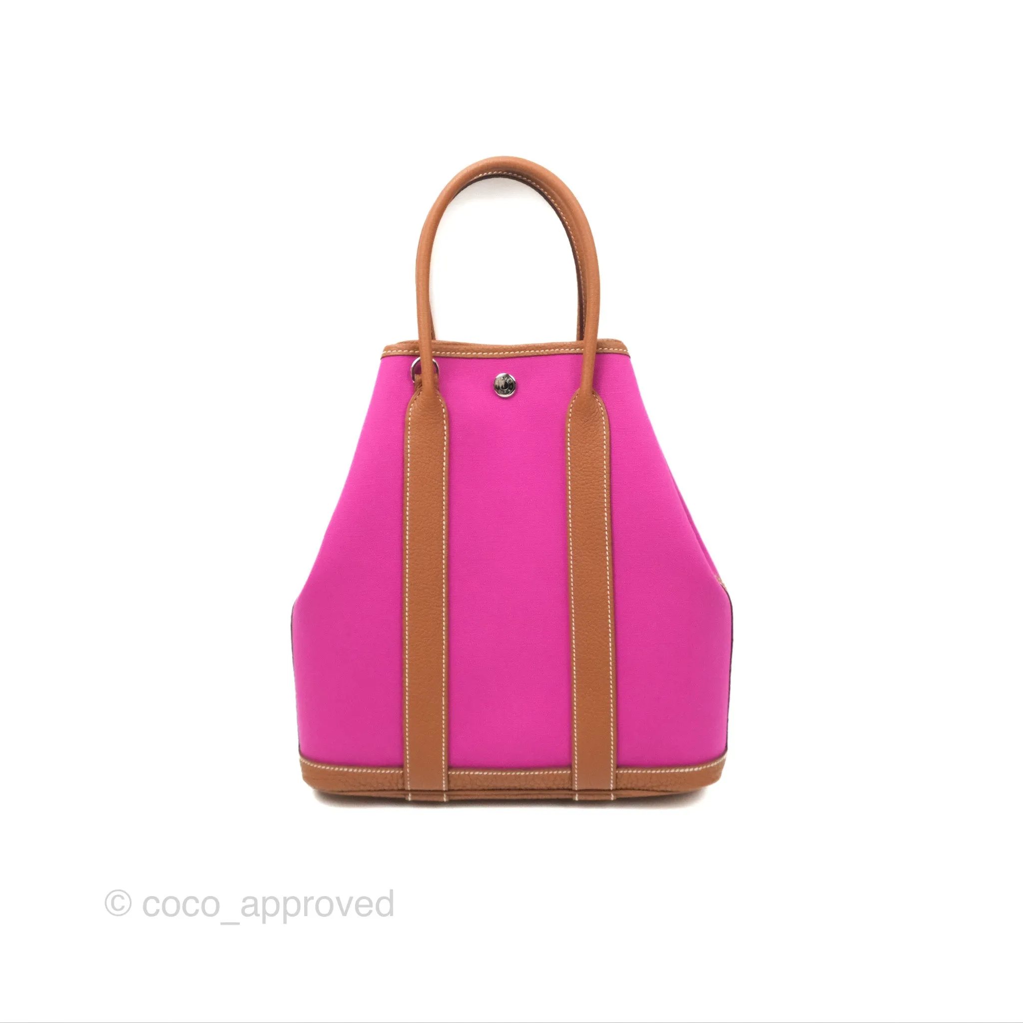 Hermes Garden File 28 Magnolia Canvas Gold Negonda