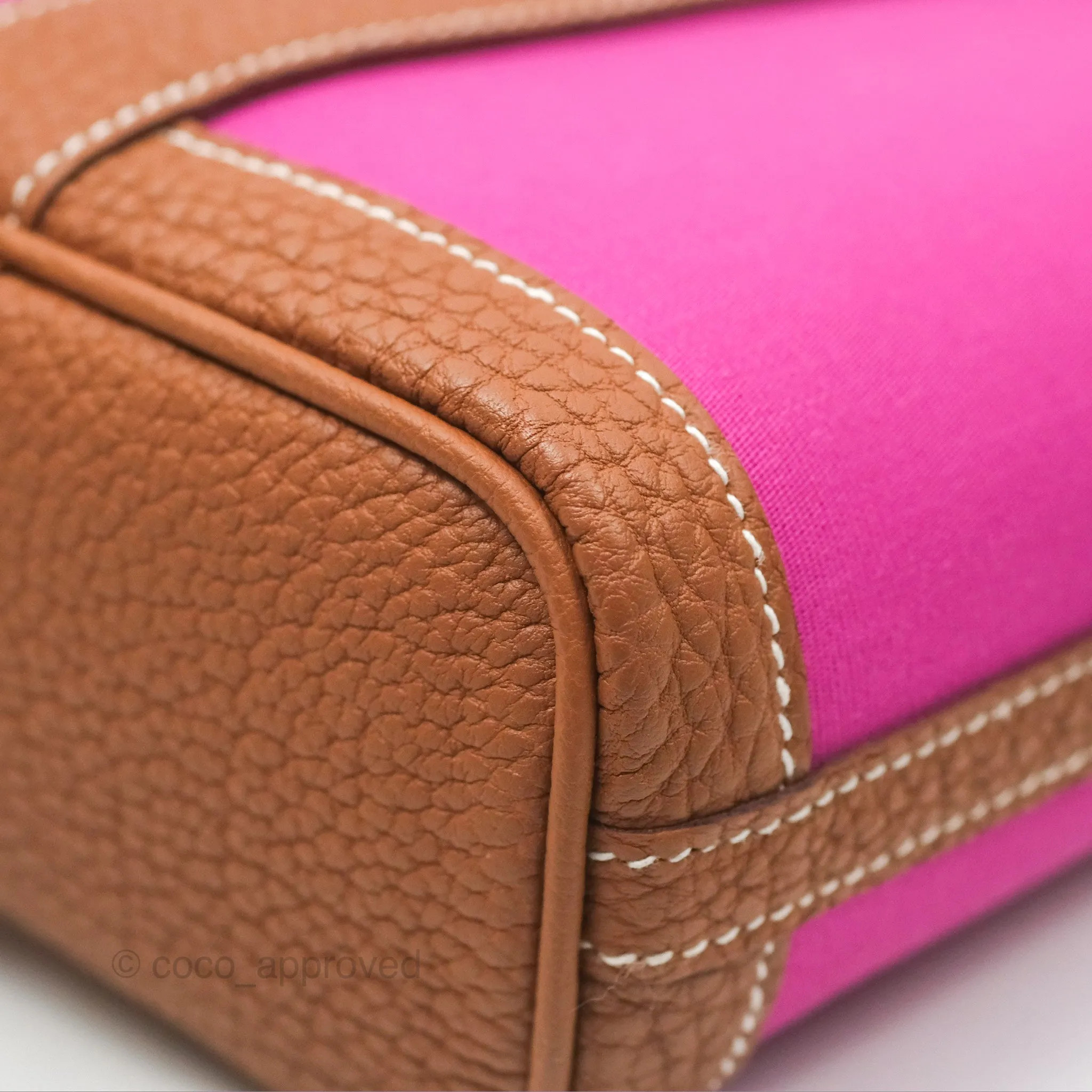 Hermes Garden File 28 Magnolia Canvas Gold Negonda