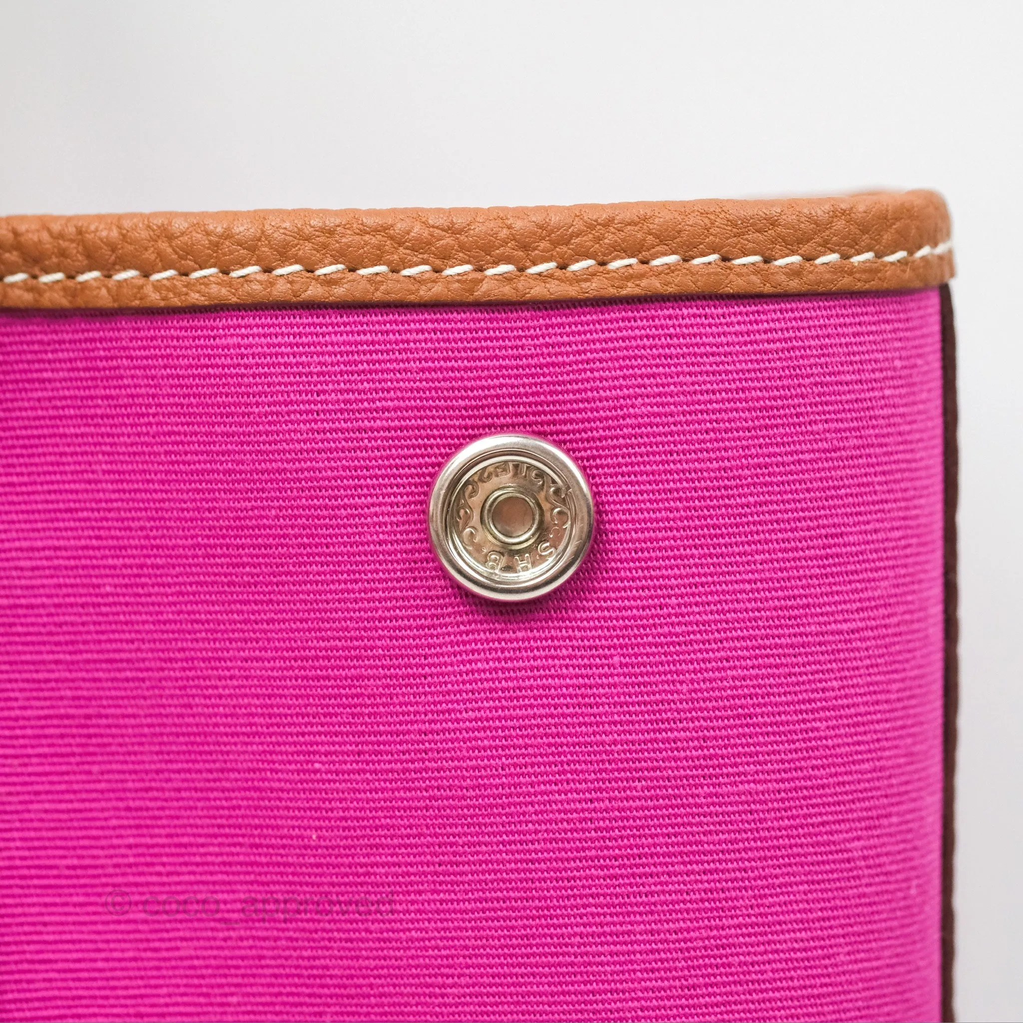 Hermes Garden File 28 Magnolia Canvas Gold Negonda