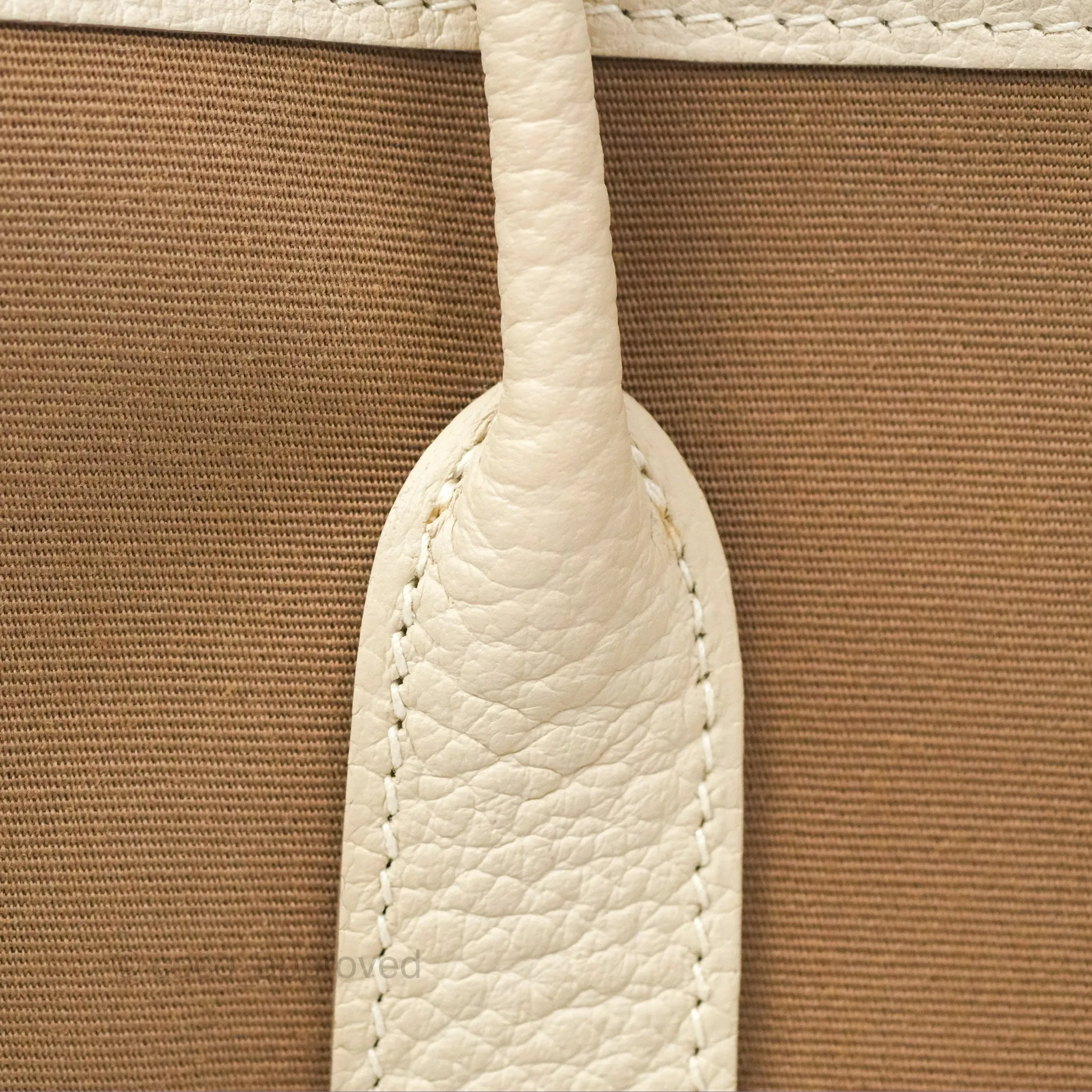 Hermes Garden Party 30 Etoupe 18 Canvas Craie 10