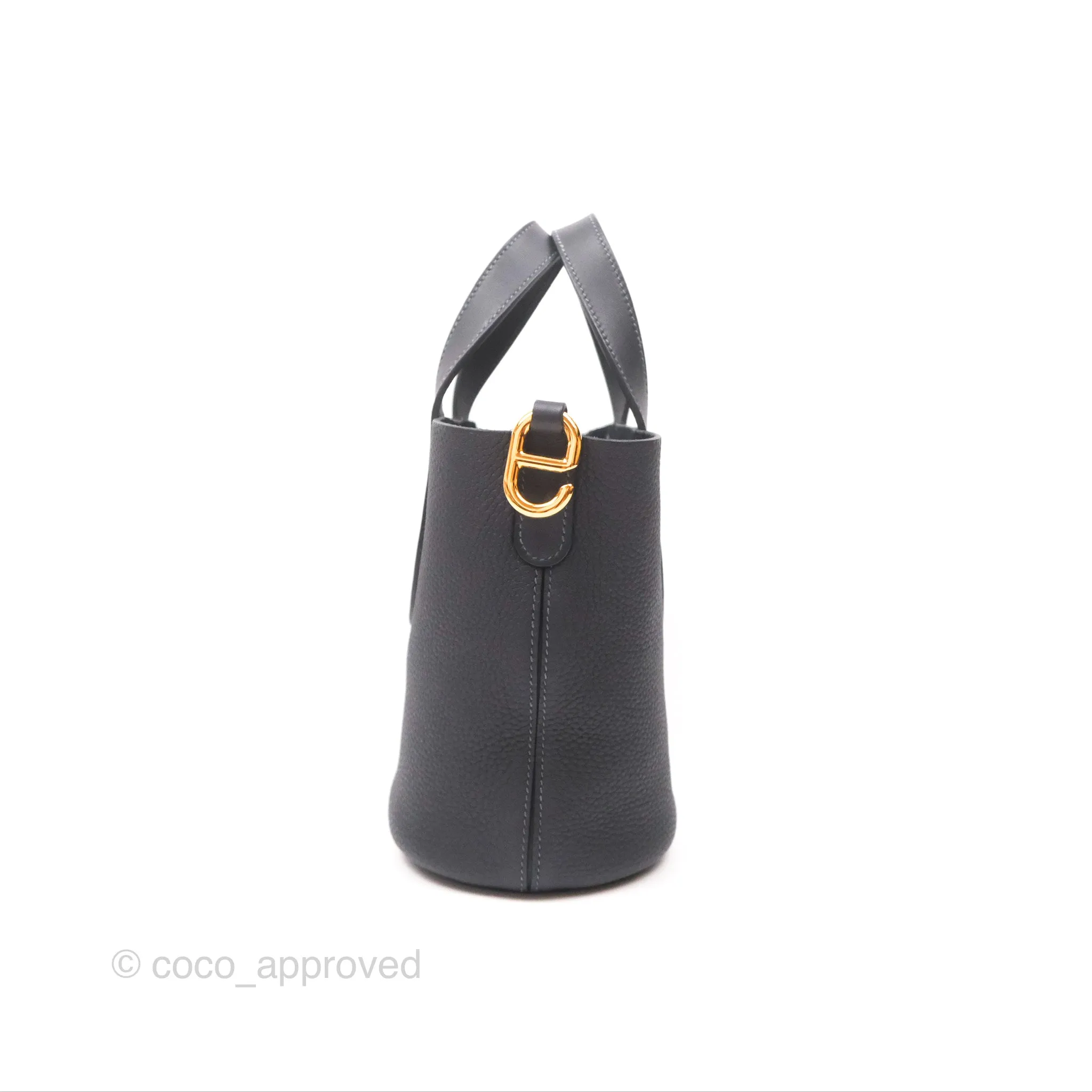 Hermes In-The-Loop 18 Caban Clemence Gold Hardware