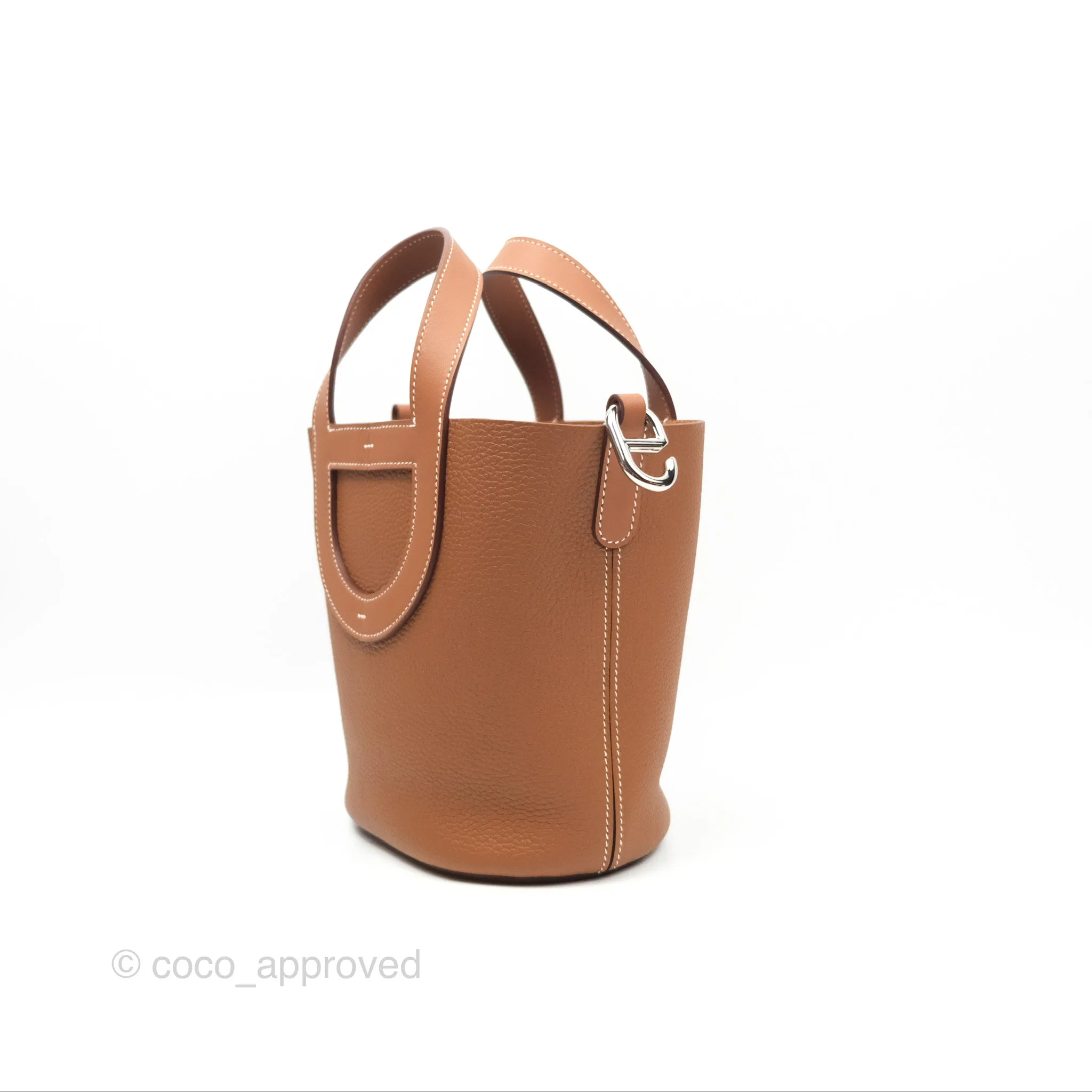 Hermes In-The-Loop 18 Gold Clemence Palladium Hardware