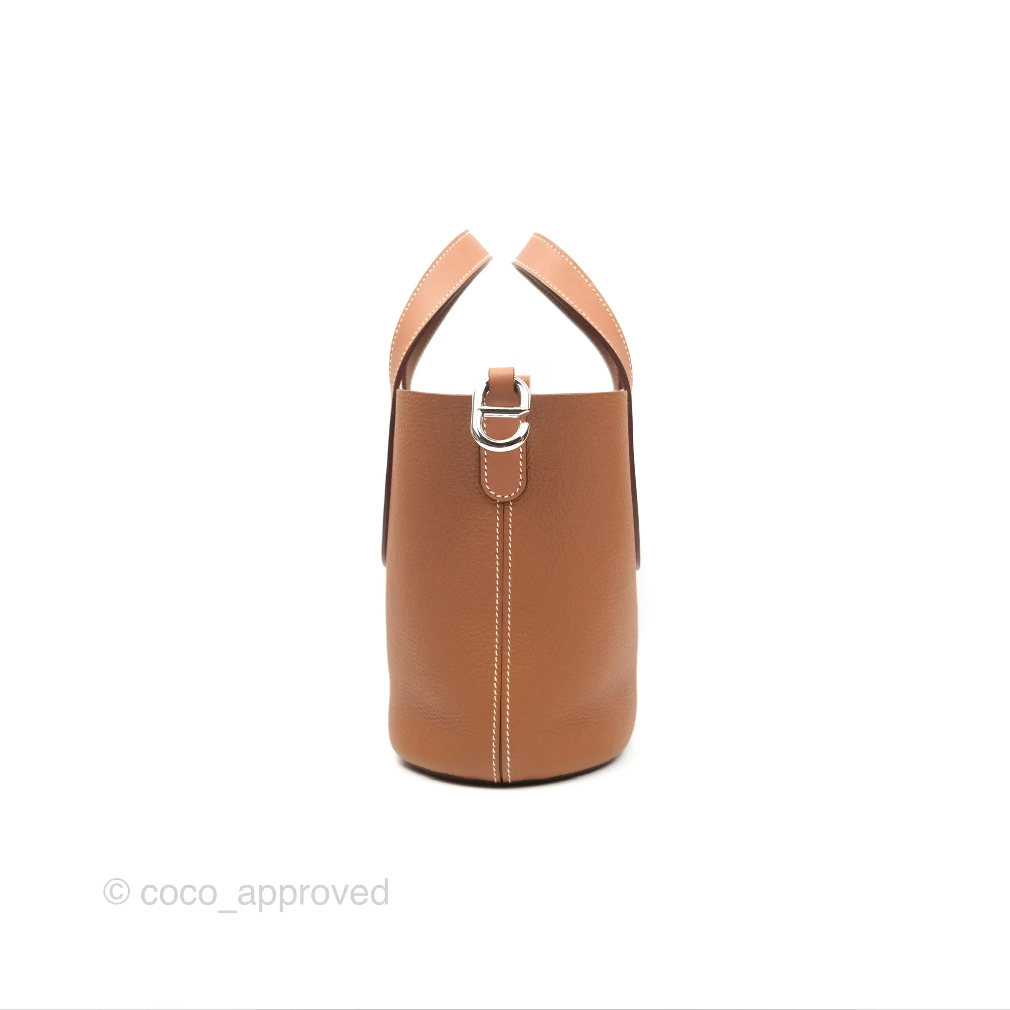 Hermes In-The-Loop 18 Gold Clemence Palladium Hardware