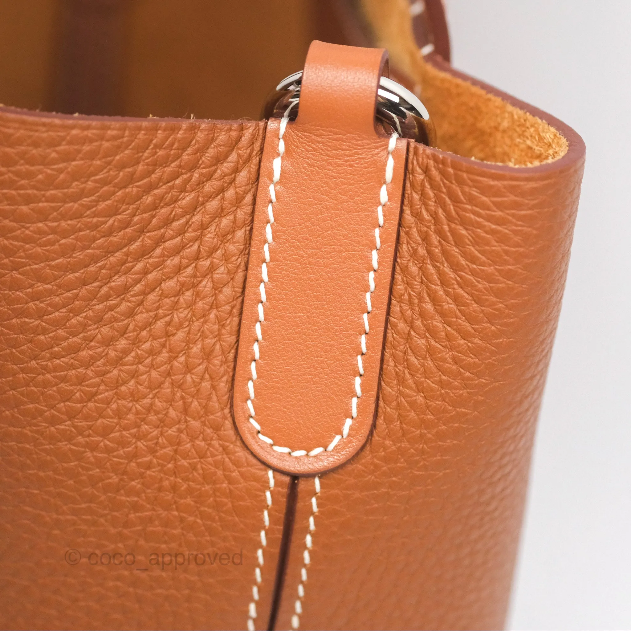 Hermes In-The-Loop 18 Gold Clemence Palladium Hardware