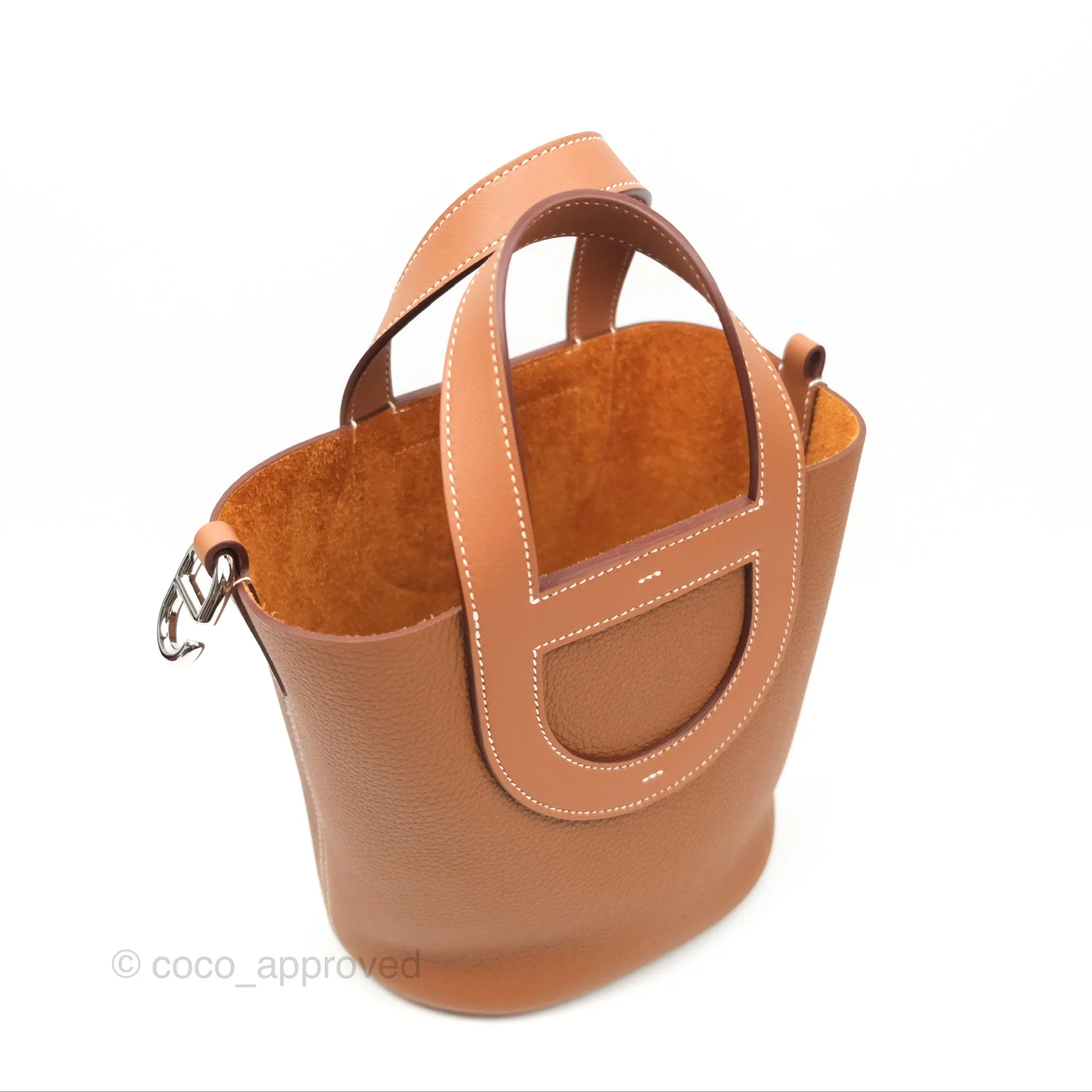 Hermes In-The-Loop 18 Gold Clemence Palladium Hardware