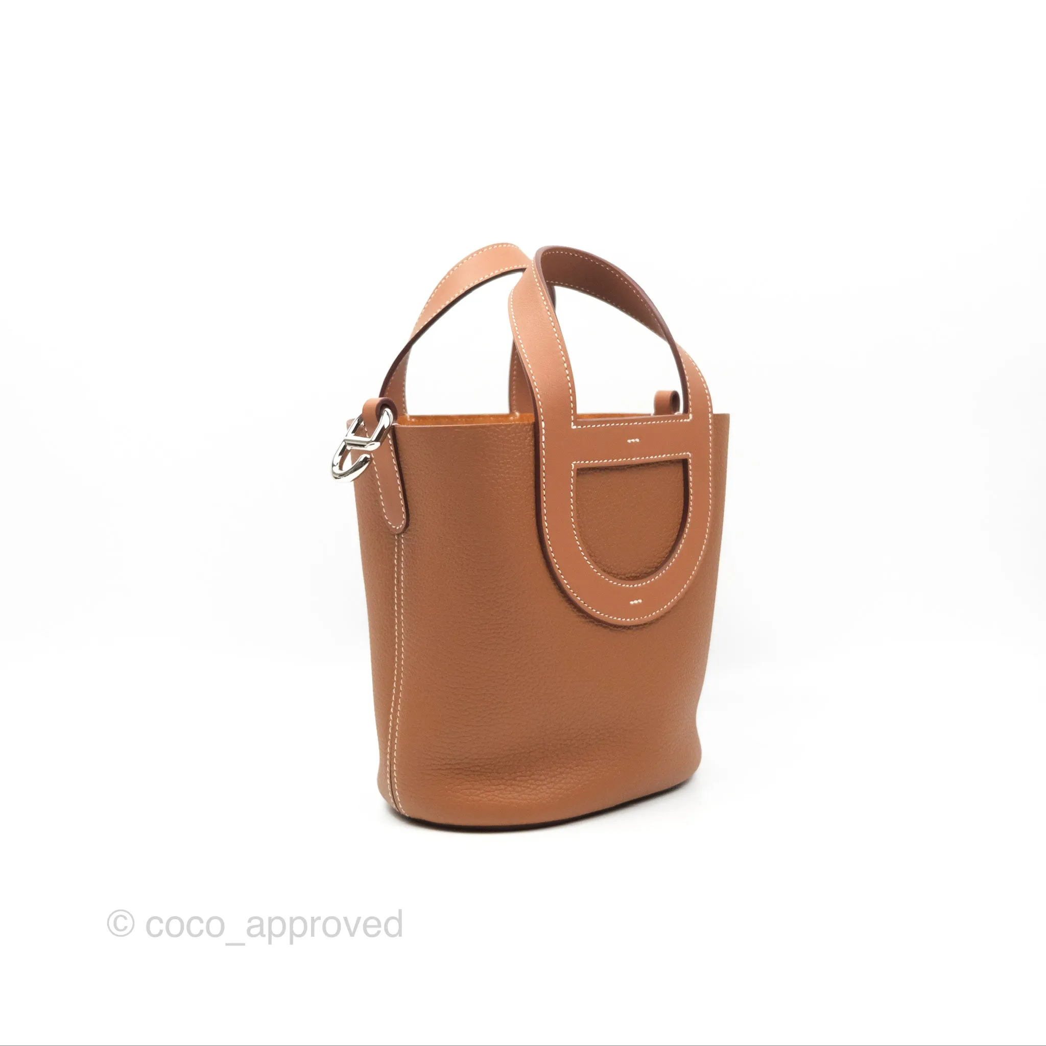 Hermes In-The-Loop 18 Gold Clemence Palladium Hardware