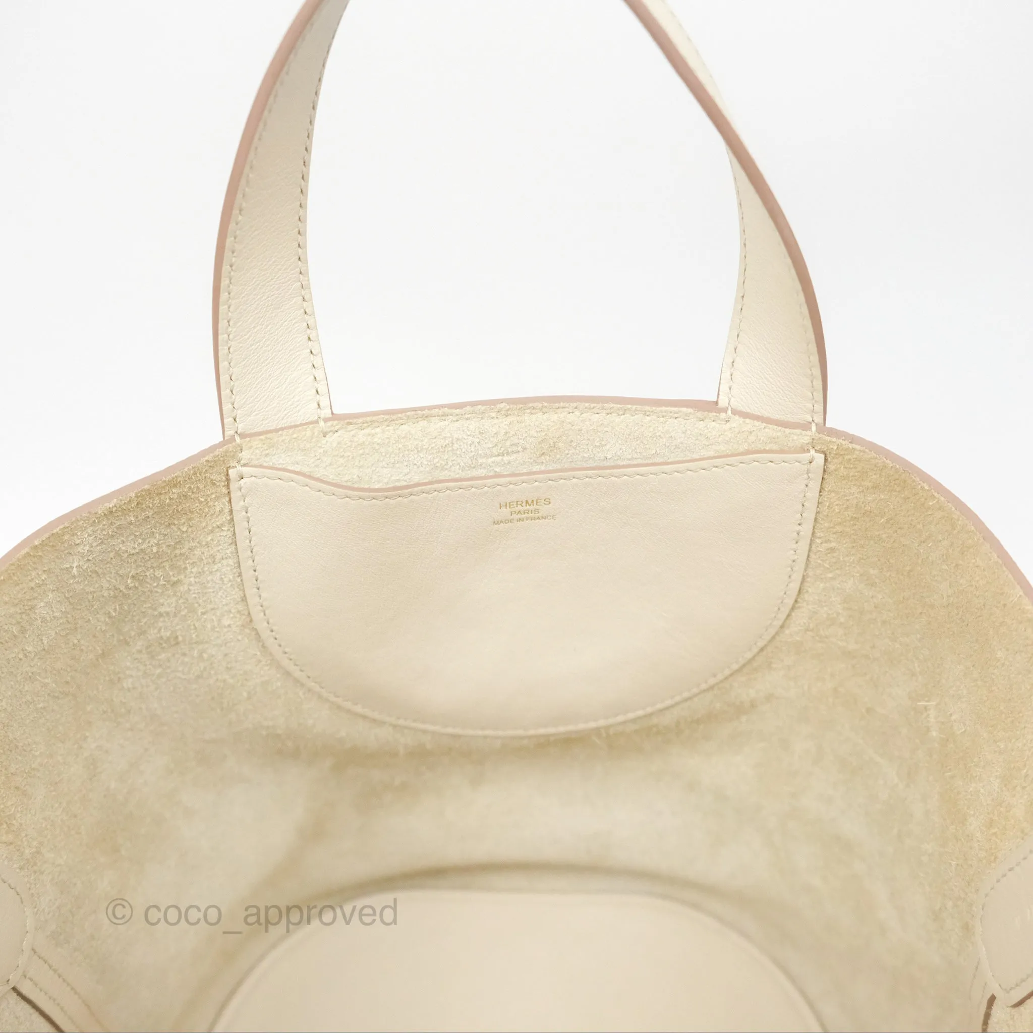 Hermes In-The-Loop 23 Beton Clemence Gold Hardware