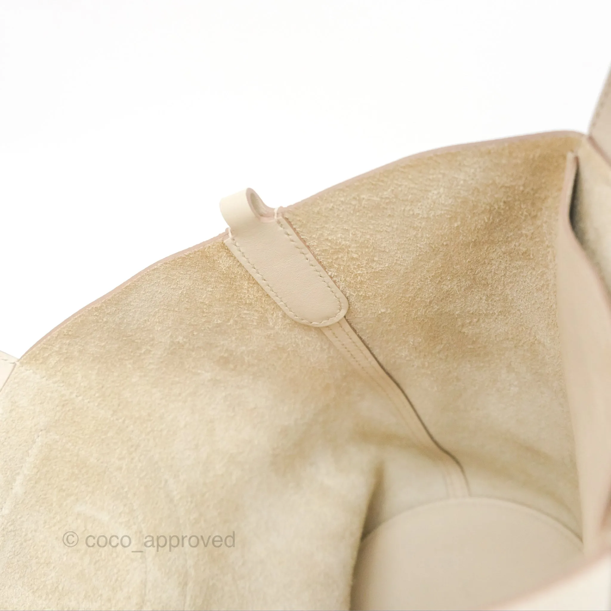 Hermes In-The-Loop 23 Beton Clemence Gold Hardware