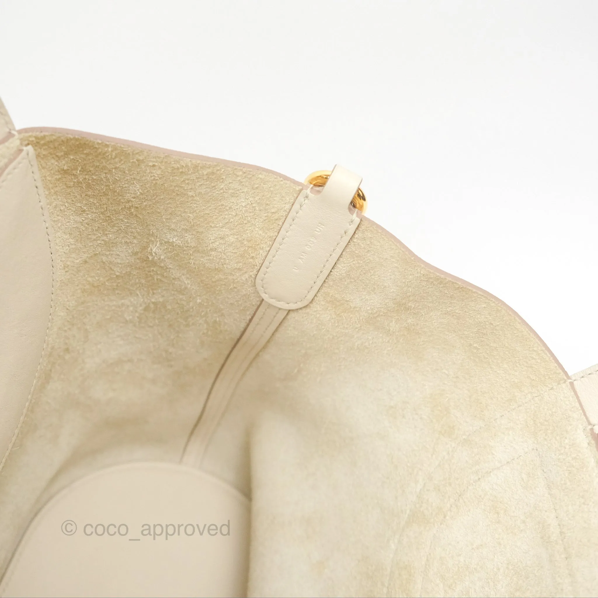 Hermes In-The-Loop 23 Beton Clemence Gold Hardware