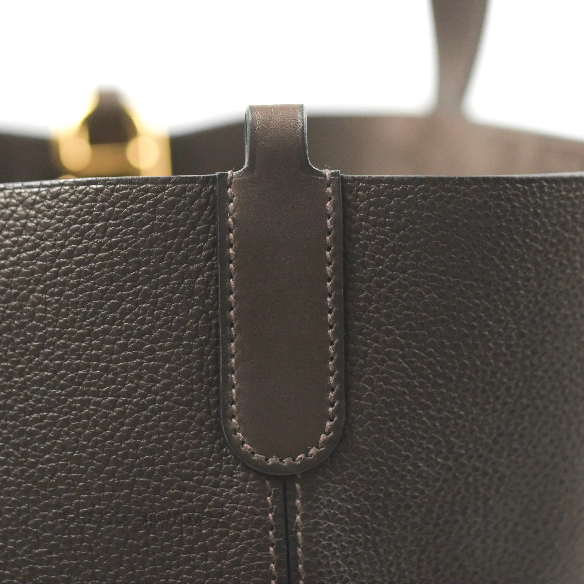 Hermes In-The-Loop 23 Ebene Barenia Faubourg Gold Hardware