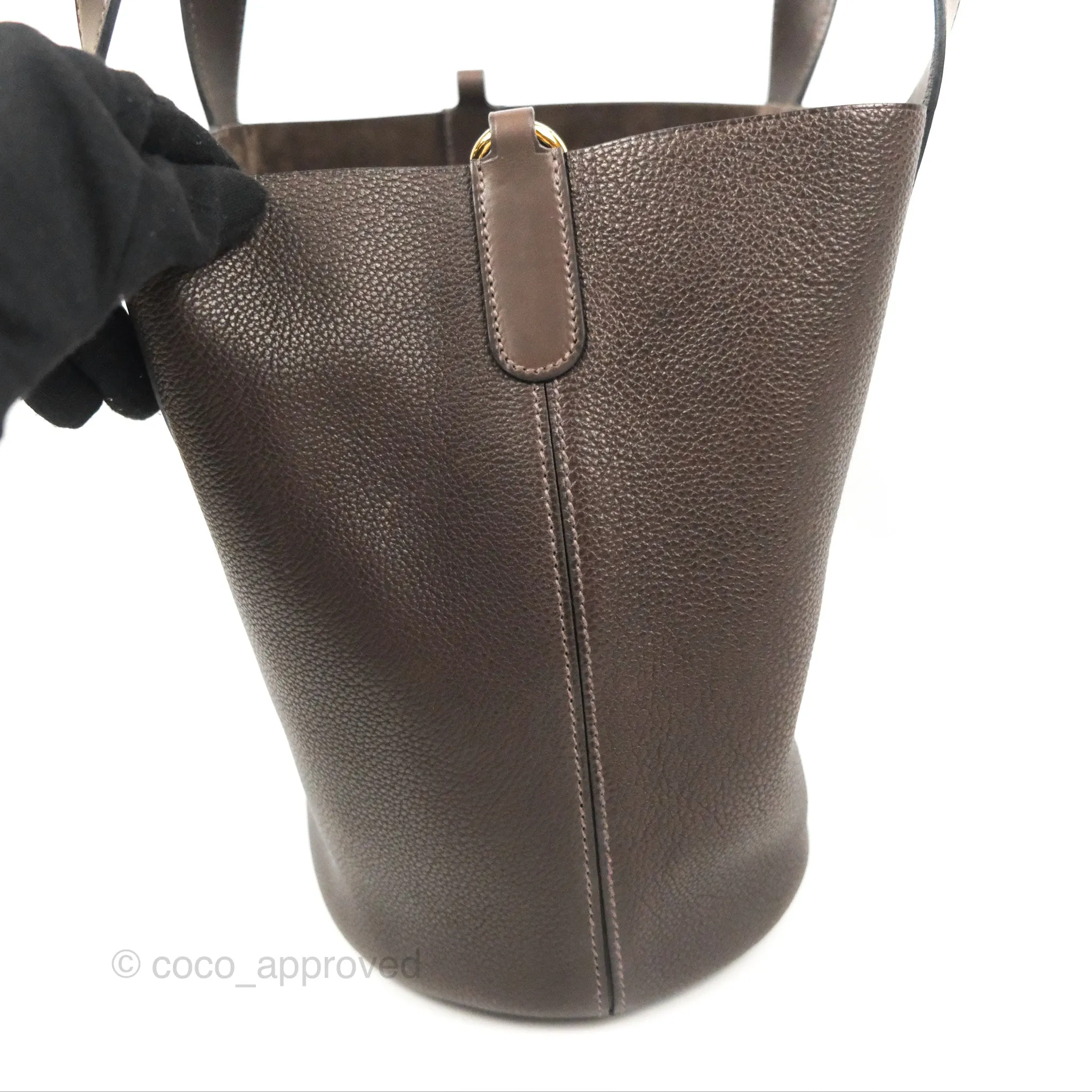 Hermes In-The-Loop 23 Ebene Barenia Faubourg Gold Hardware