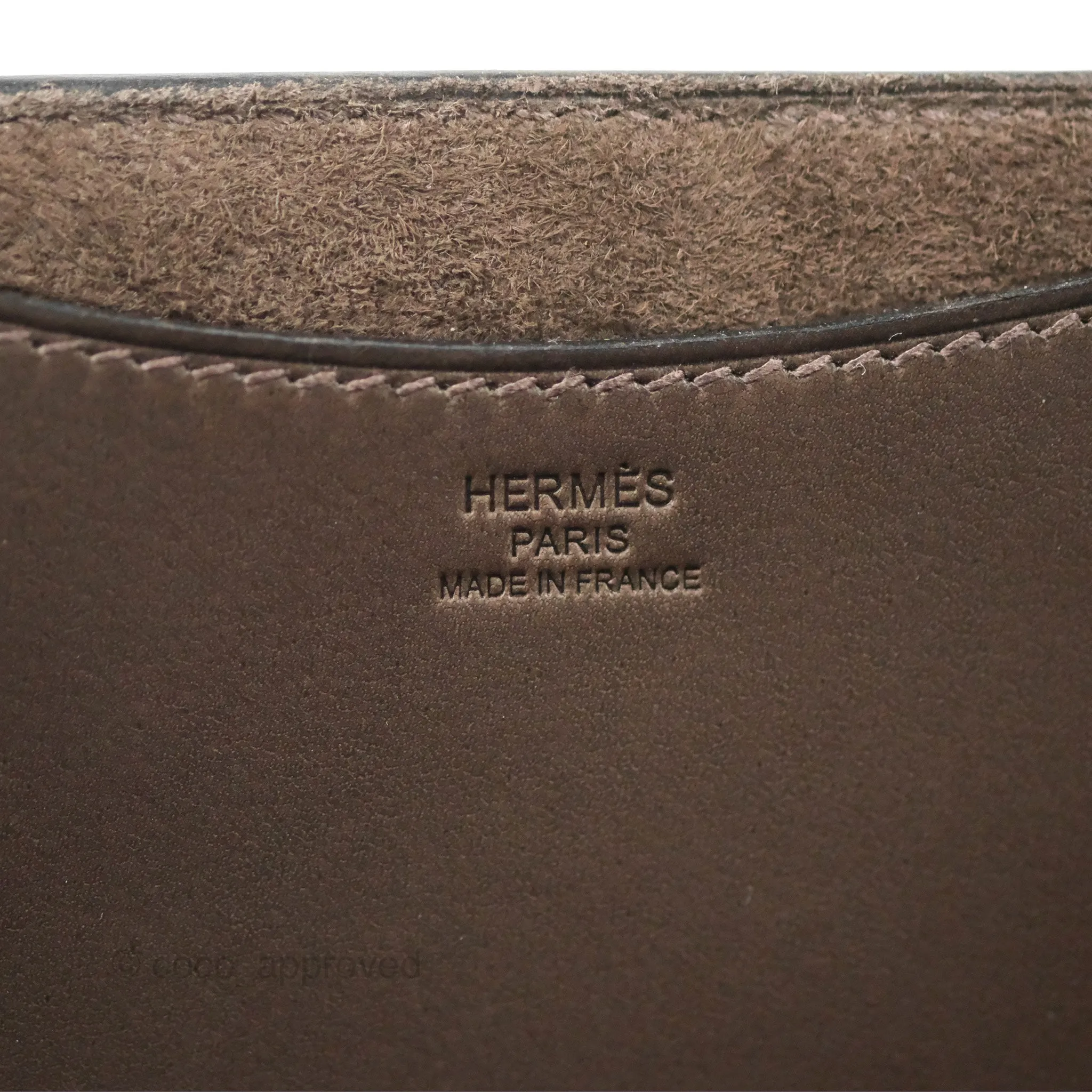 Hermes In-The-Loop 23 Ebene Barenia Faubourg Gold Hardware