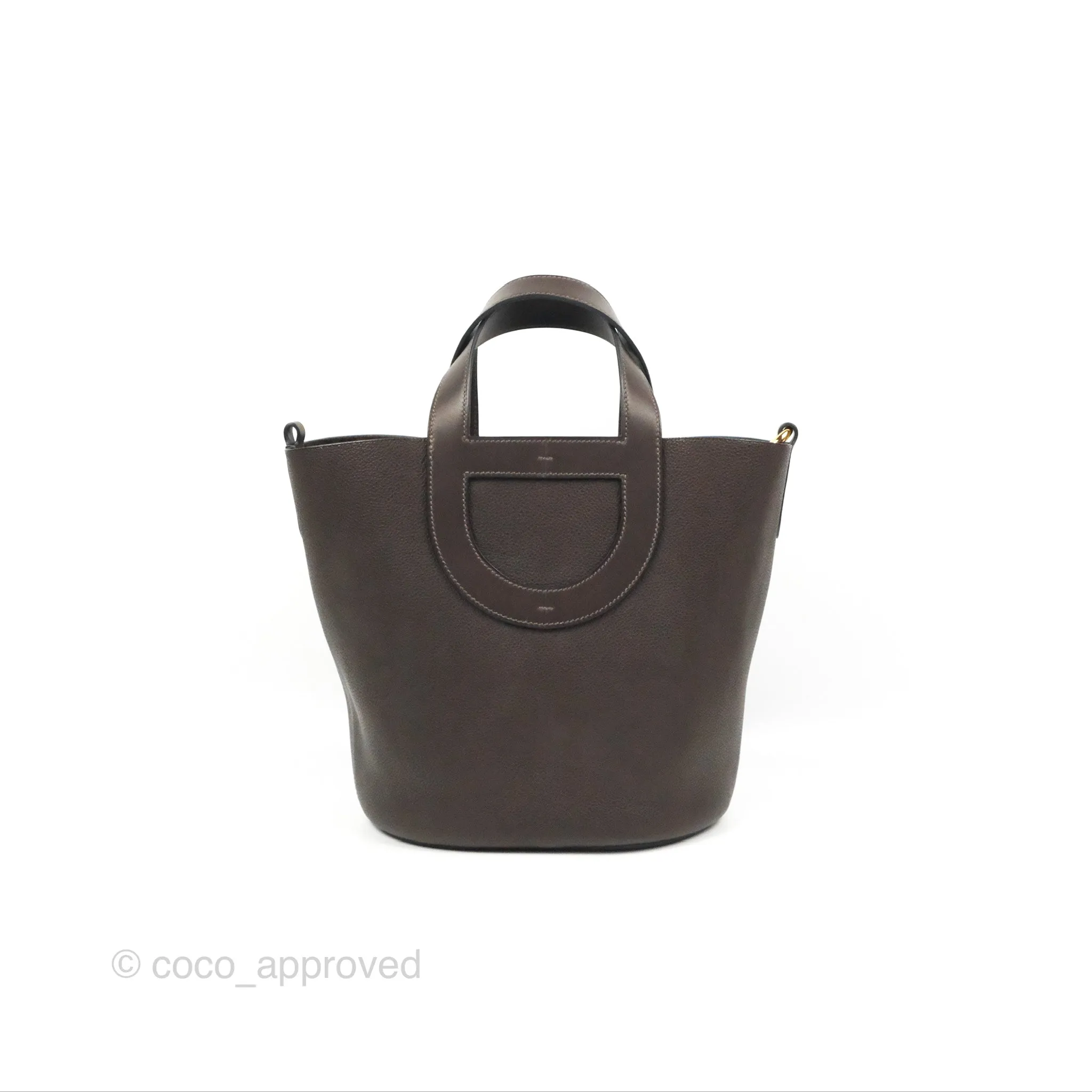 Hermes In-The-Loop 23 Ebene Barenia Faubourg Gold Hardware