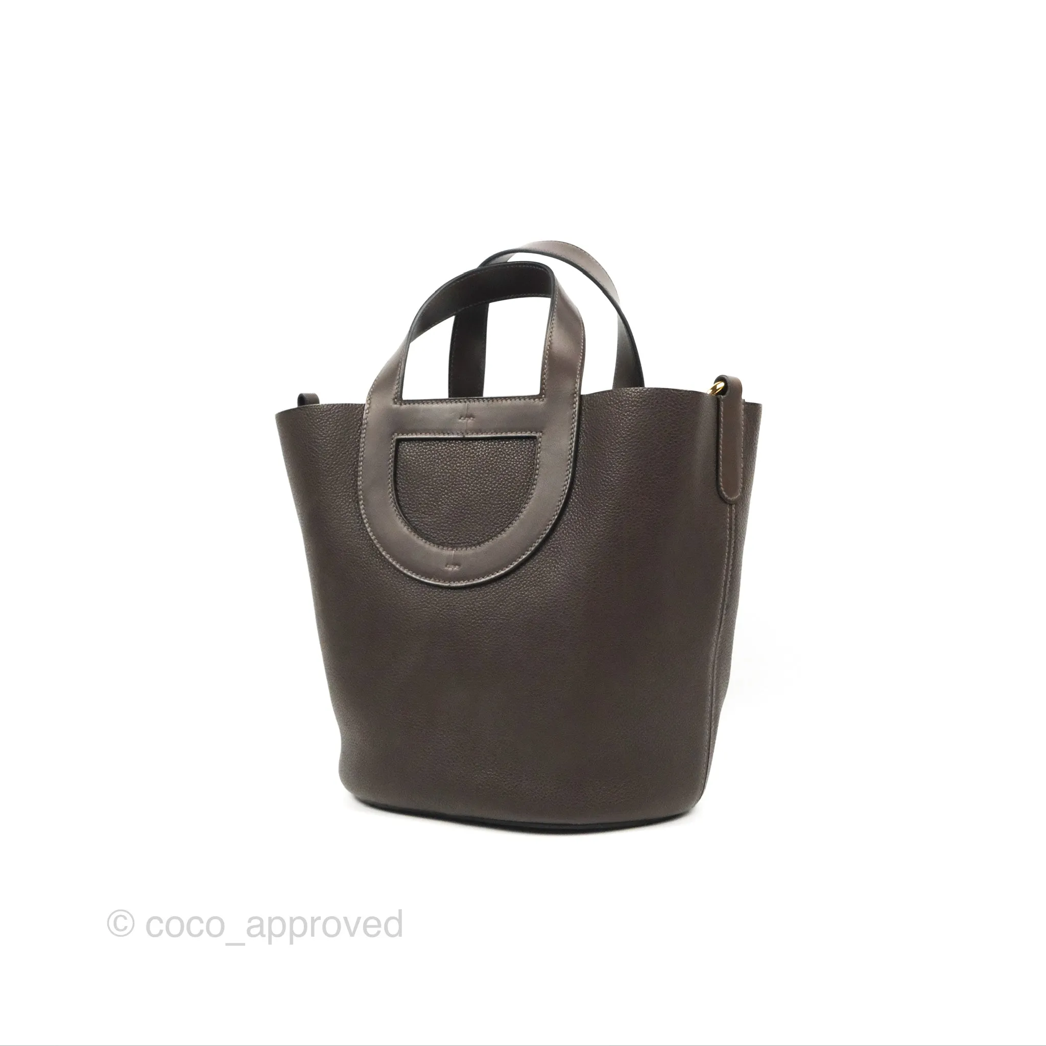 Hermes In-The-Loop 23 Ebene Barenia Faubourg Gold Hardware