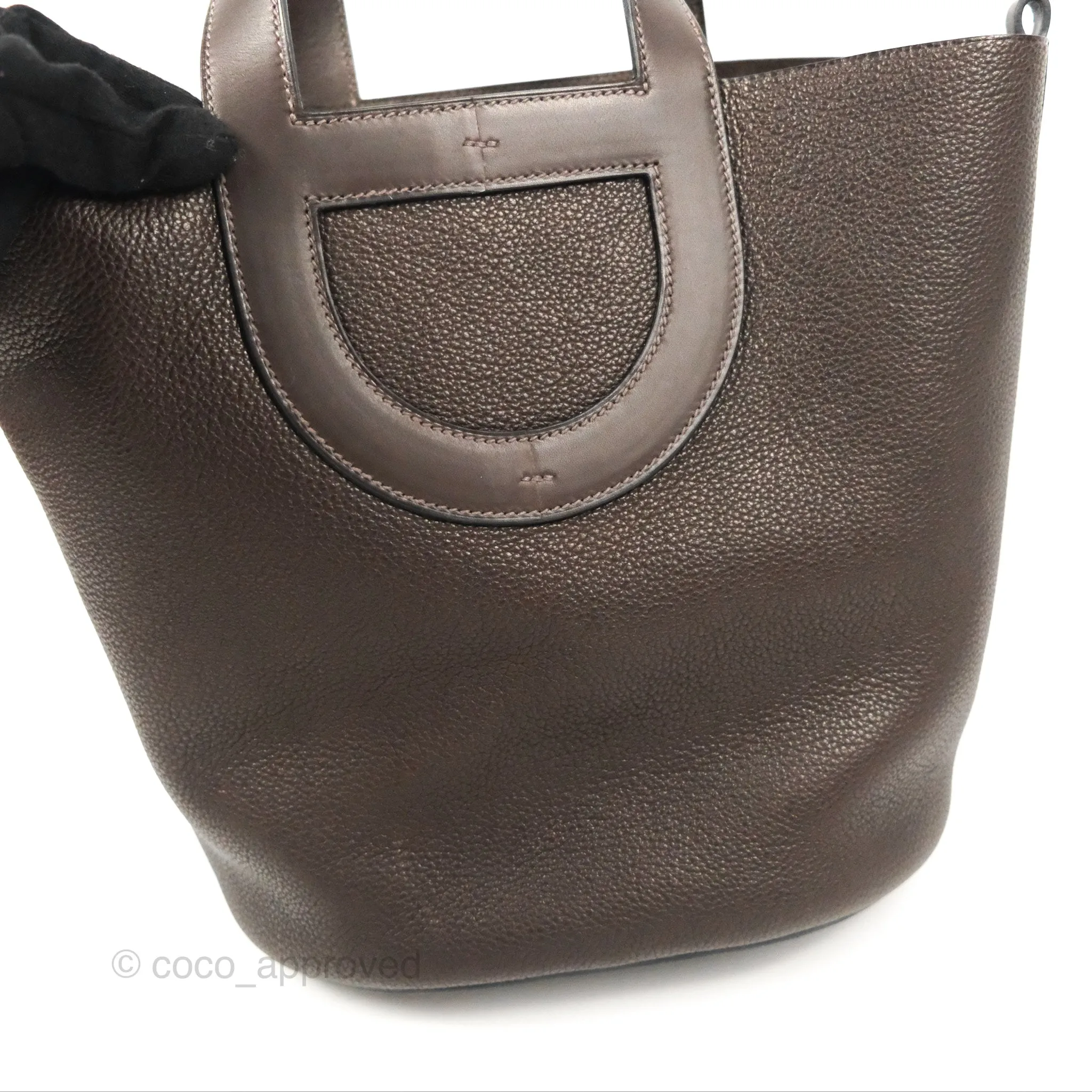 Hermes In-The-Loop 23 Ebene Barenia Faubourg Gold Hardware