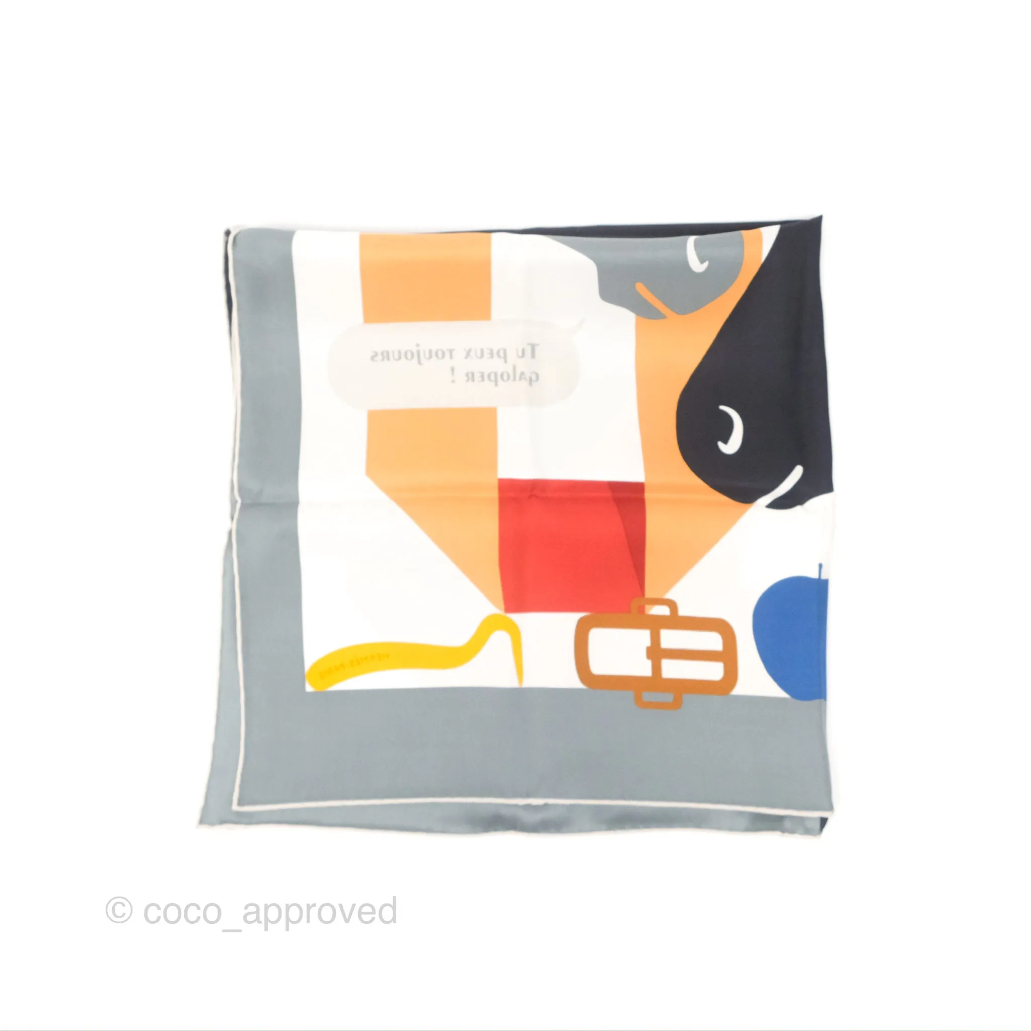 Hermes Is This a Love Story? Silk Scarf 70