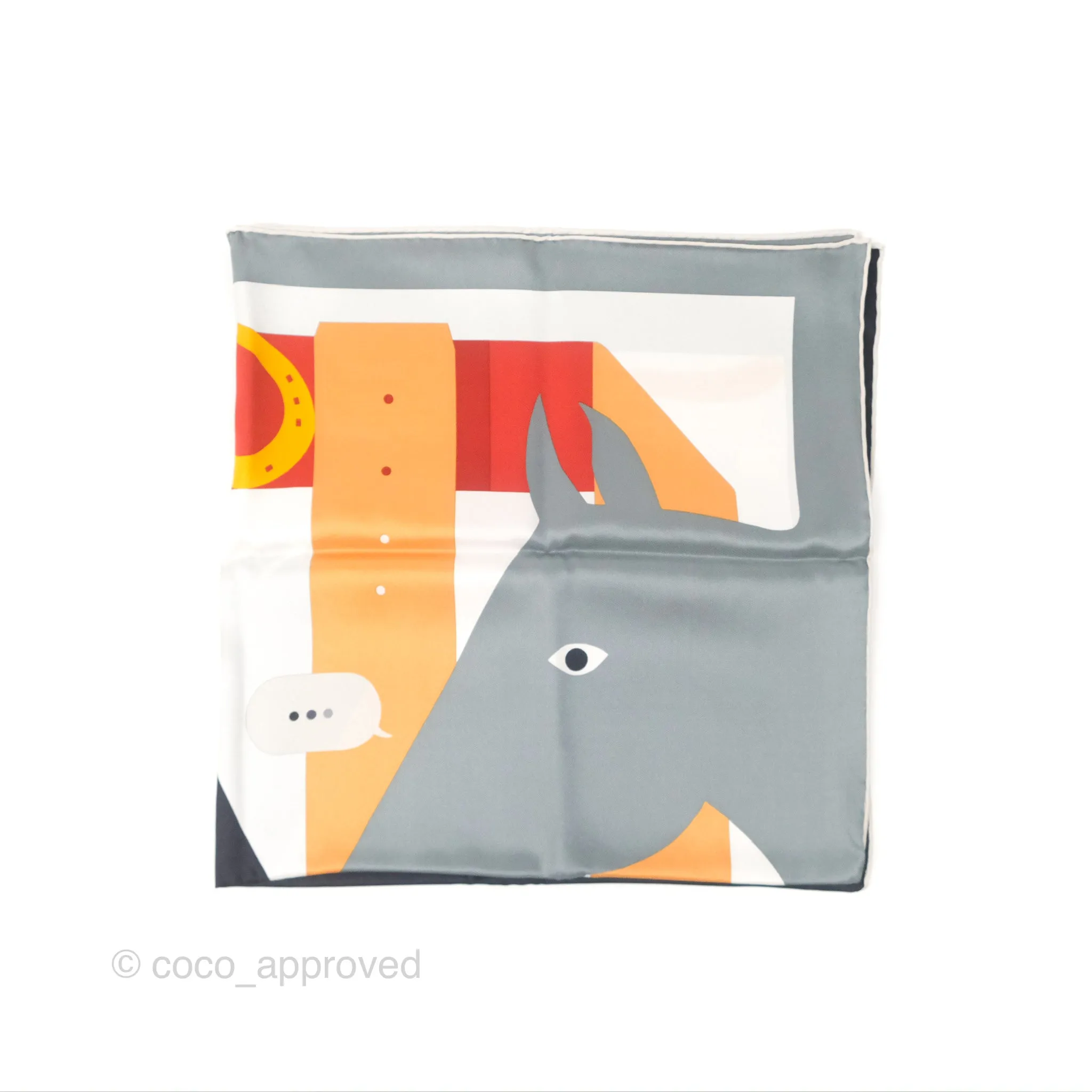 Hermes Is This a Love Story? Silk Scarf 70