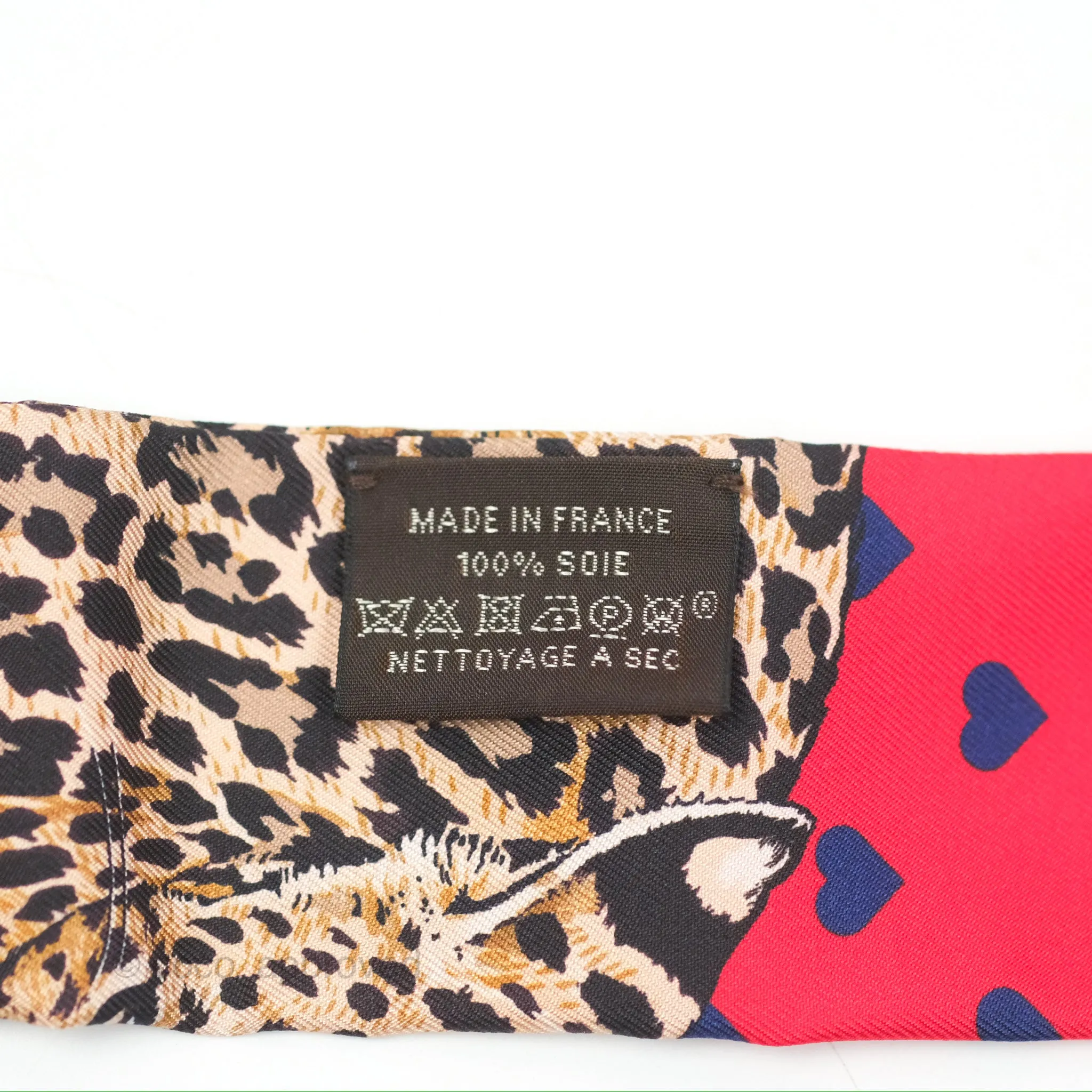 Hermes Jungle Love Love Silk Twilly