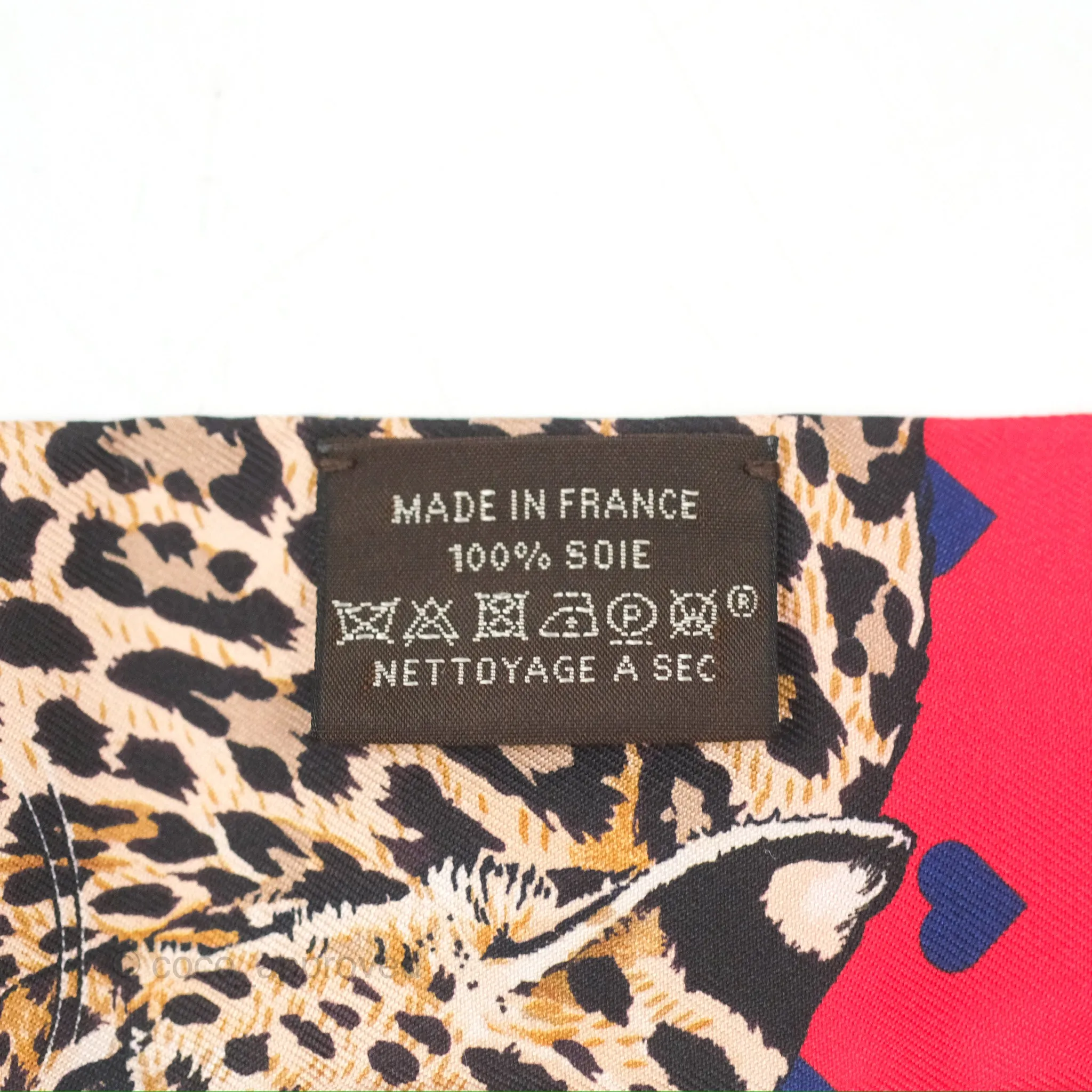 Hermes Jungle Love Love Silk Twilly