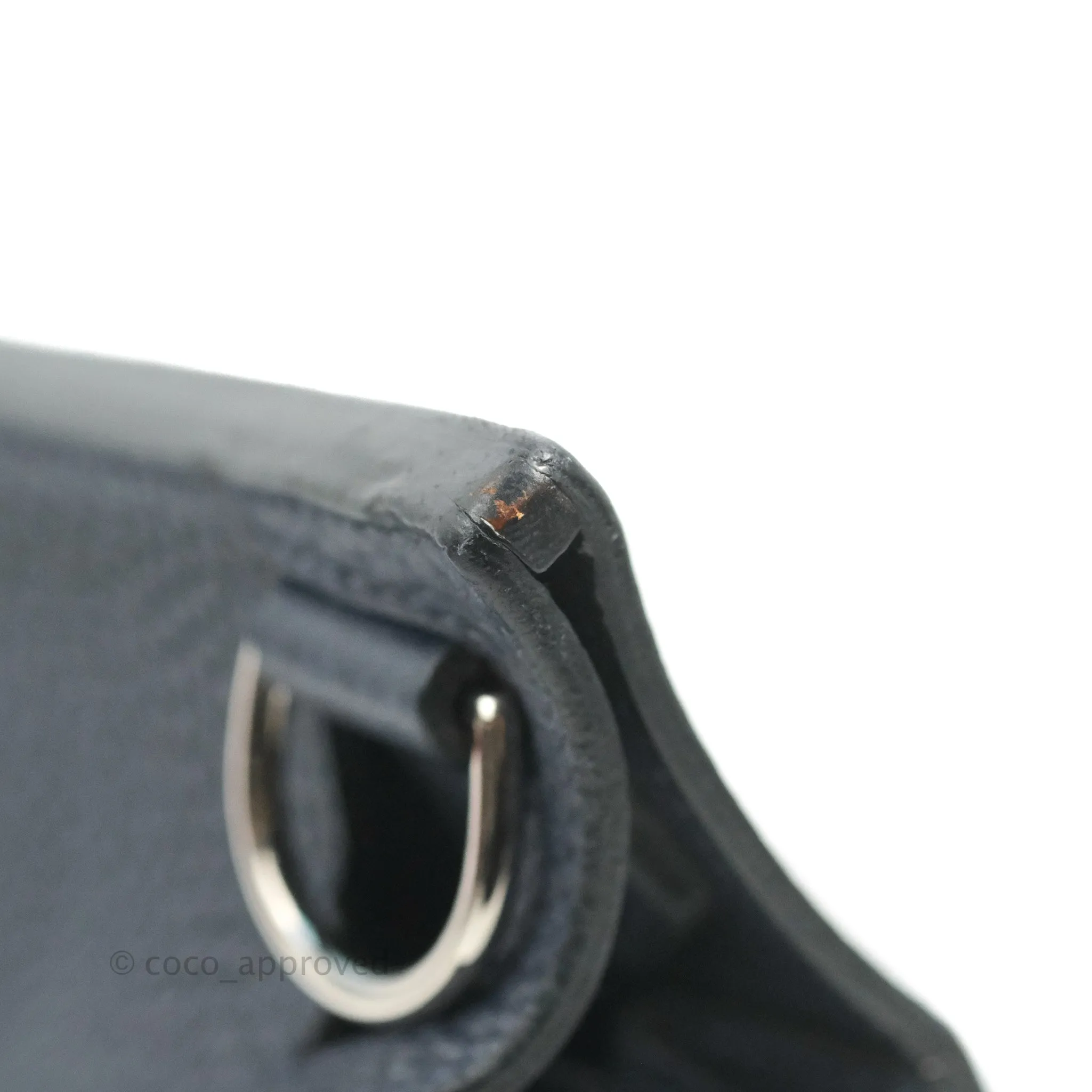 Hermes Jypsiere 28 Togo Midnight Blue Palladium Hardware