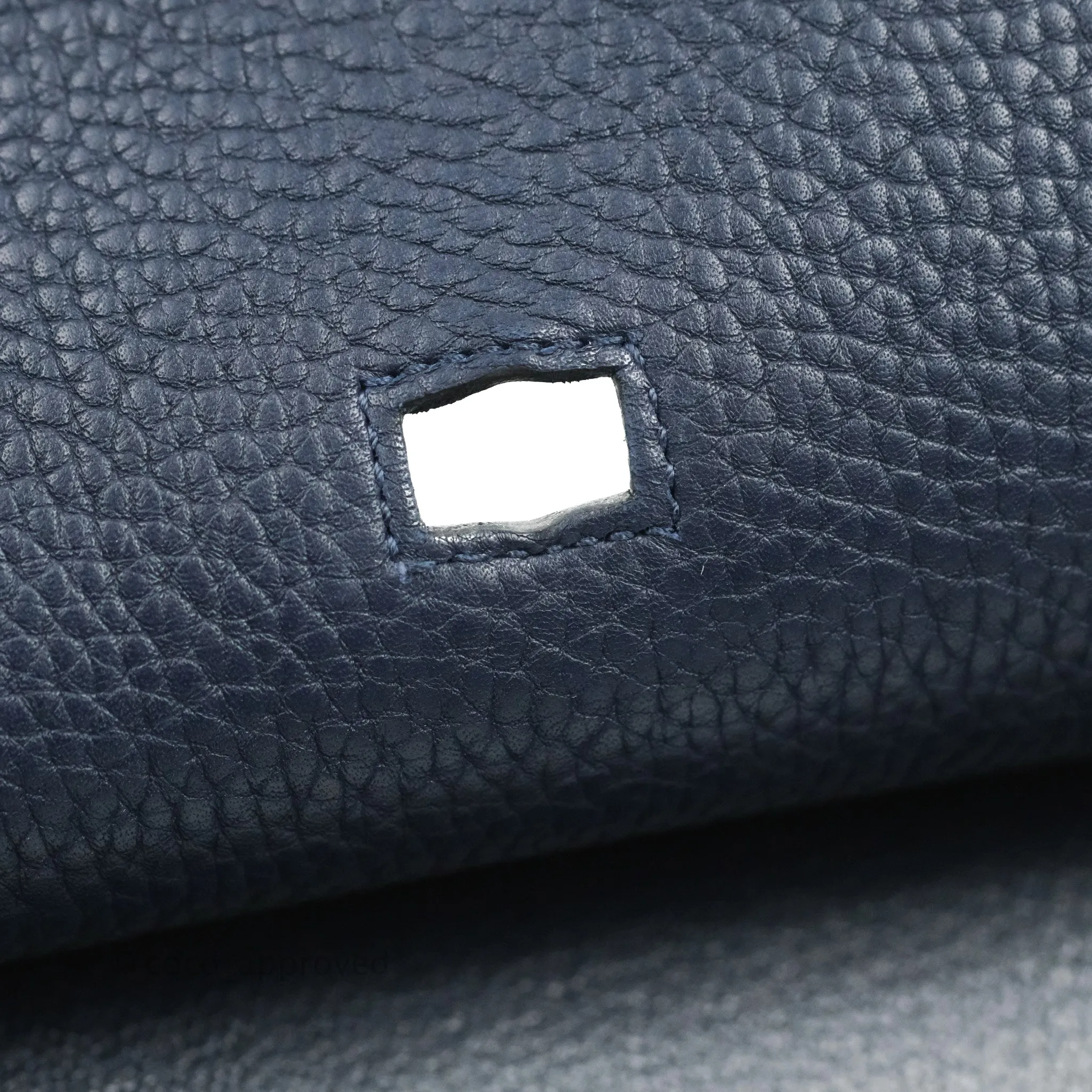 Hermes Jypsiere 28 Togo Midnight Blue Palladium Hardware