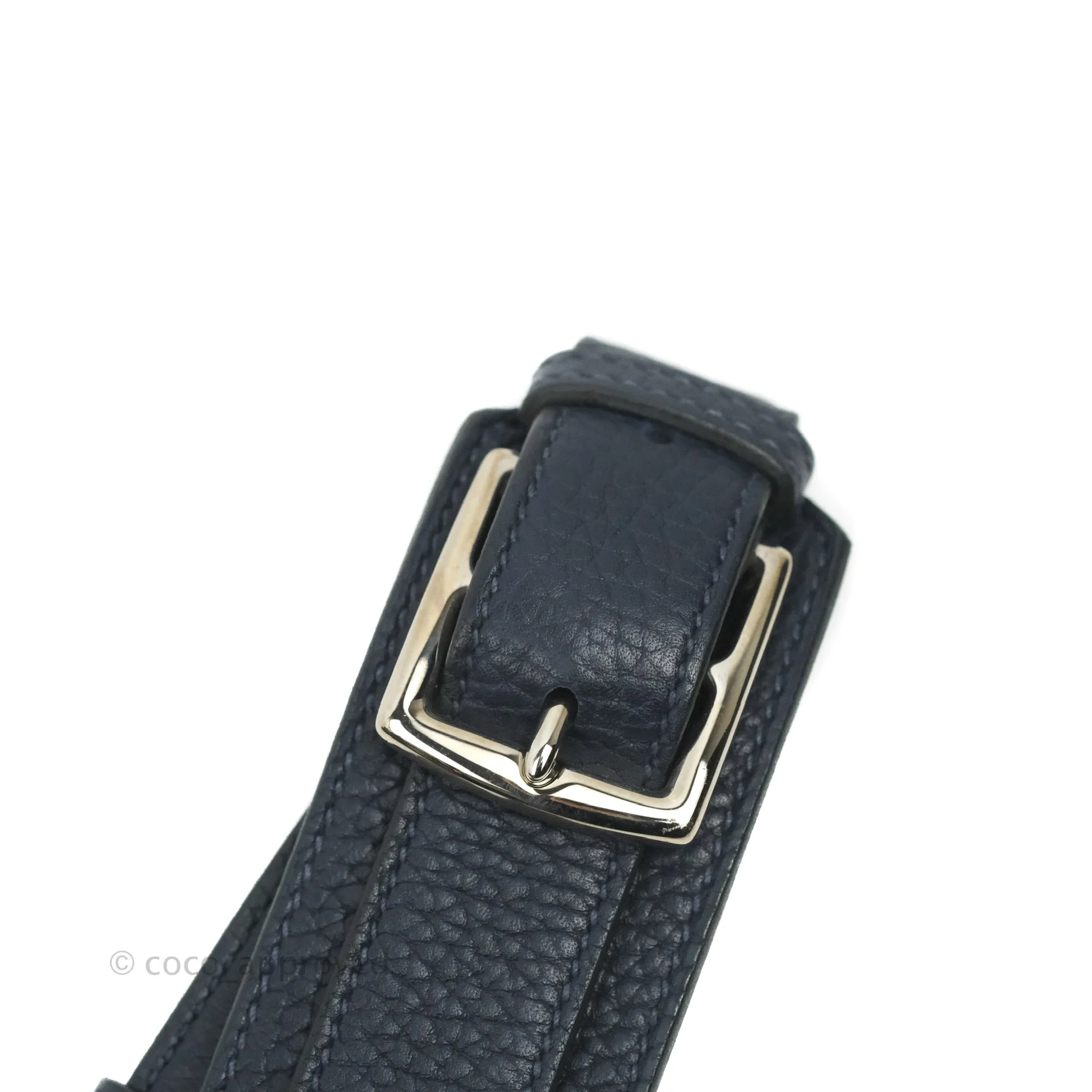 Hermes Jypsiere 28 Togo Midnight Blue Palladium Hardware