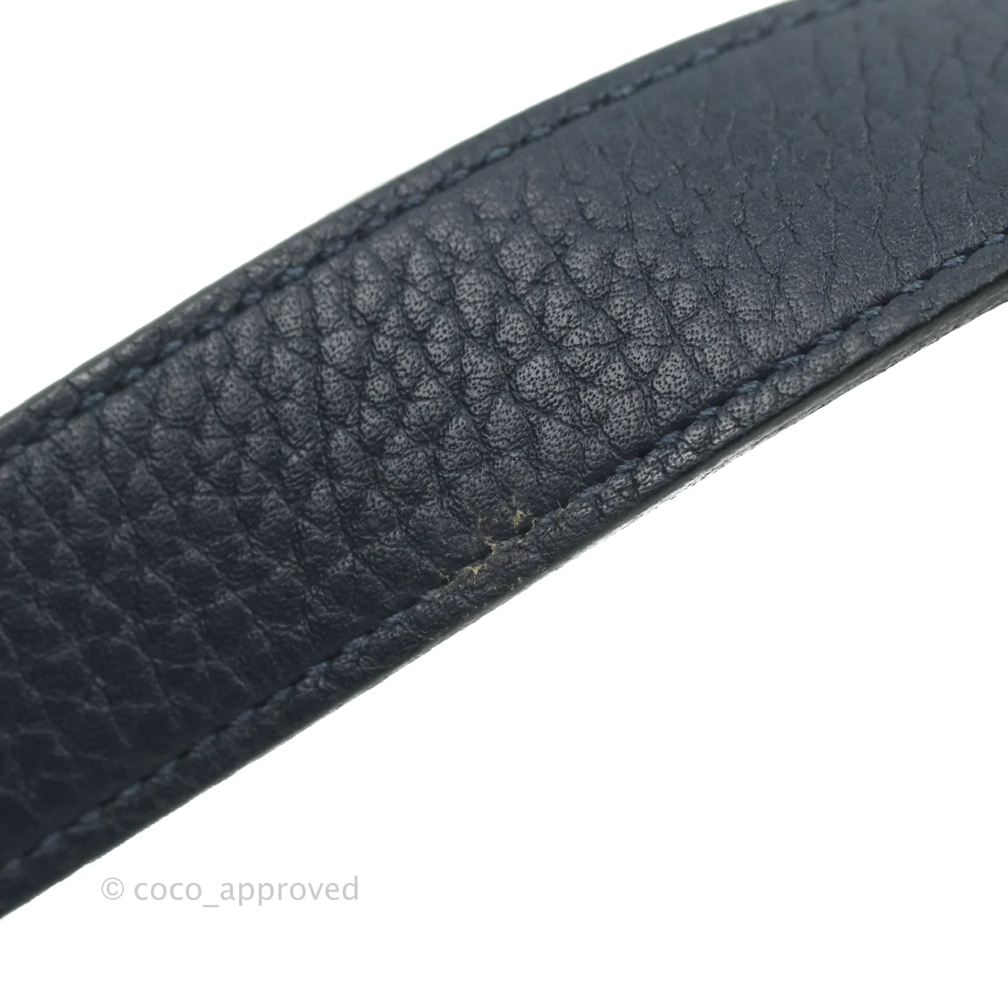 Hermes Jypsiere 28 Togo Midnight Blue Palladium Hardware