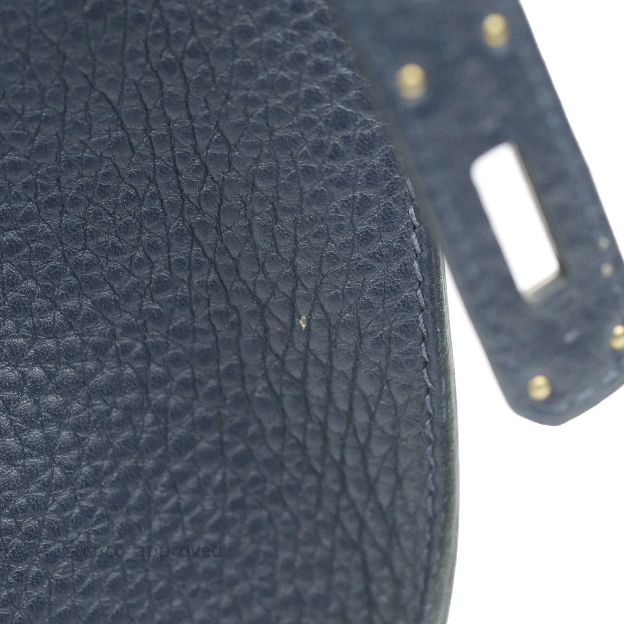 Hermes Jypsiere 28 Togo Midnight Blue Palladium Hardware