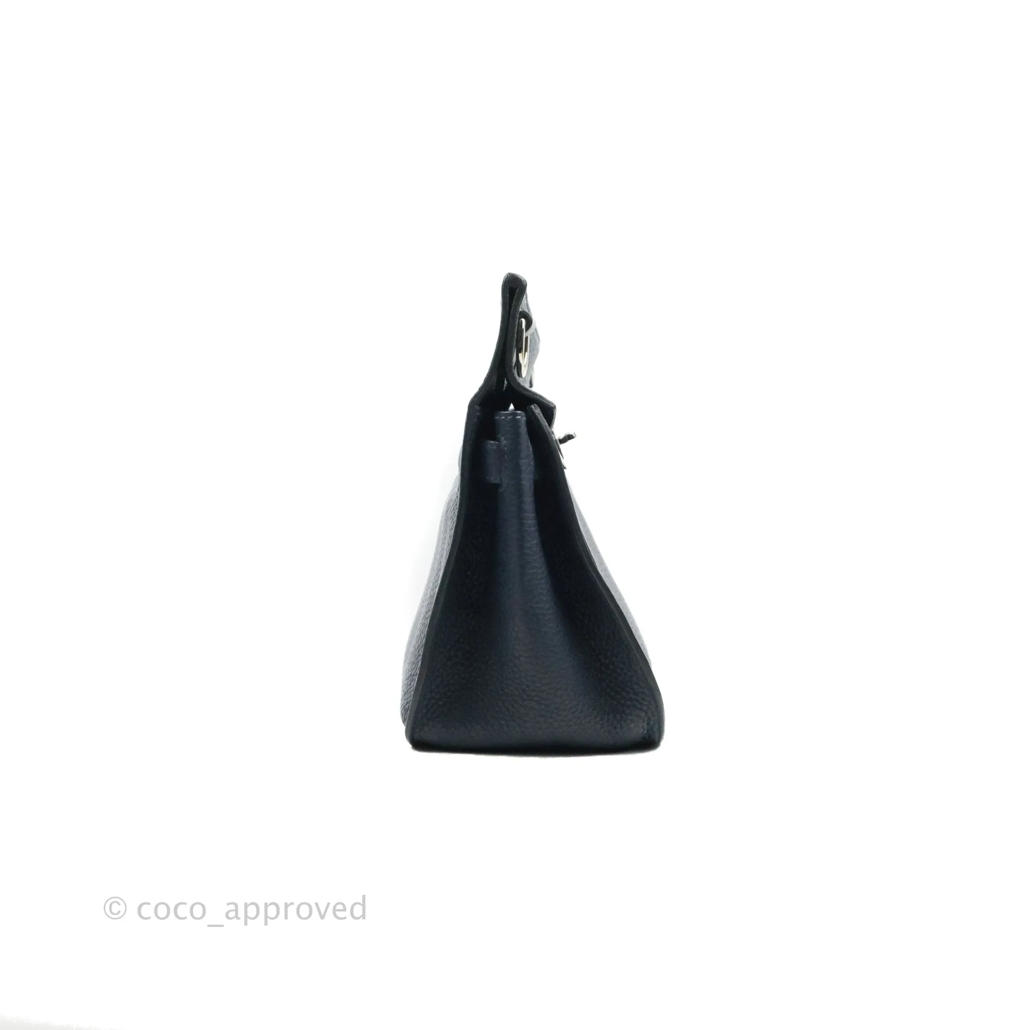 Hermes Jypsiere 28 Togo Midnight Blue Palladium Hardware