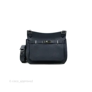 Hermes Jypsiere 28 Togo Midnight Blue Palladium Hardware