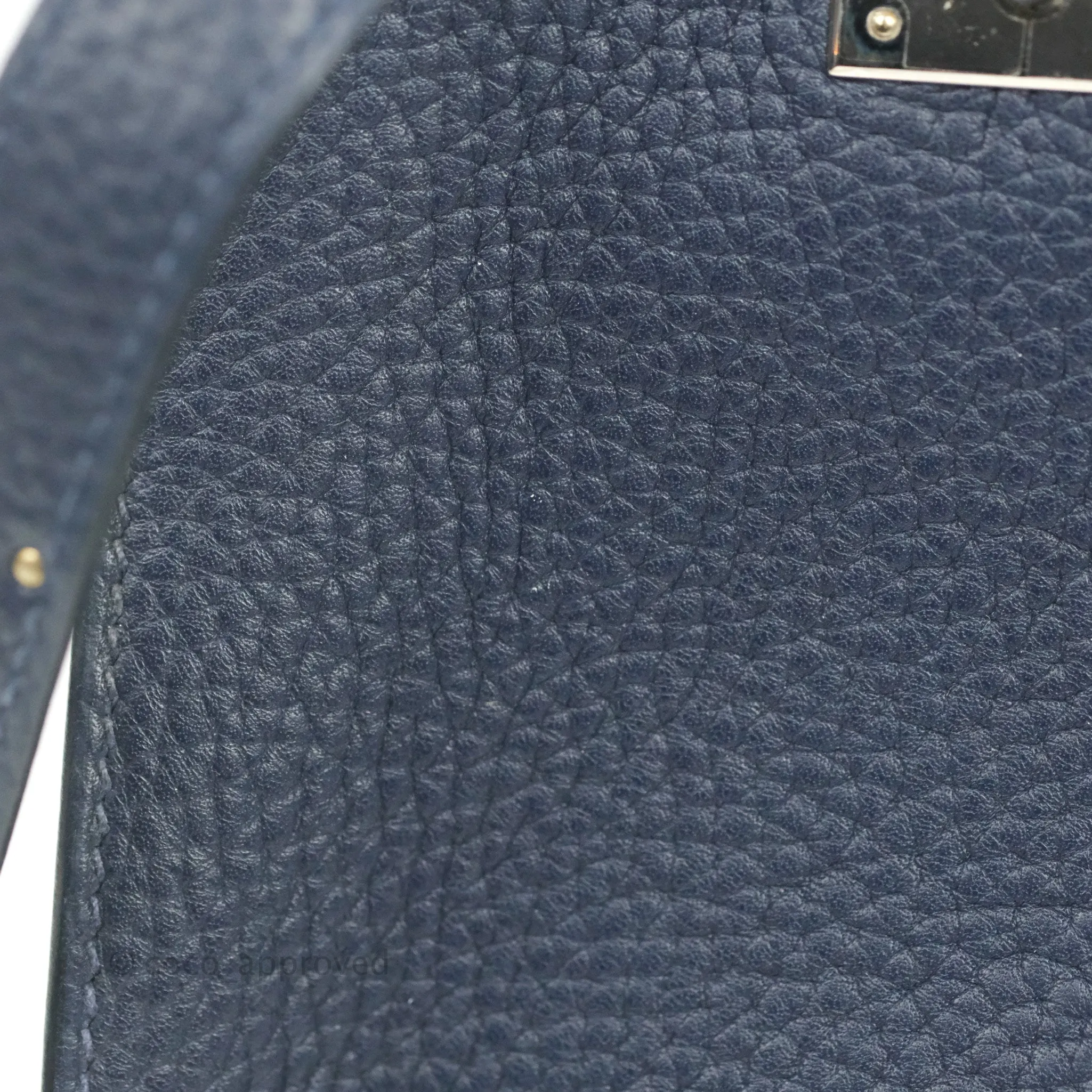 Hermes Jypsiere 28 Togo Midnight Blue Palladium Hardware