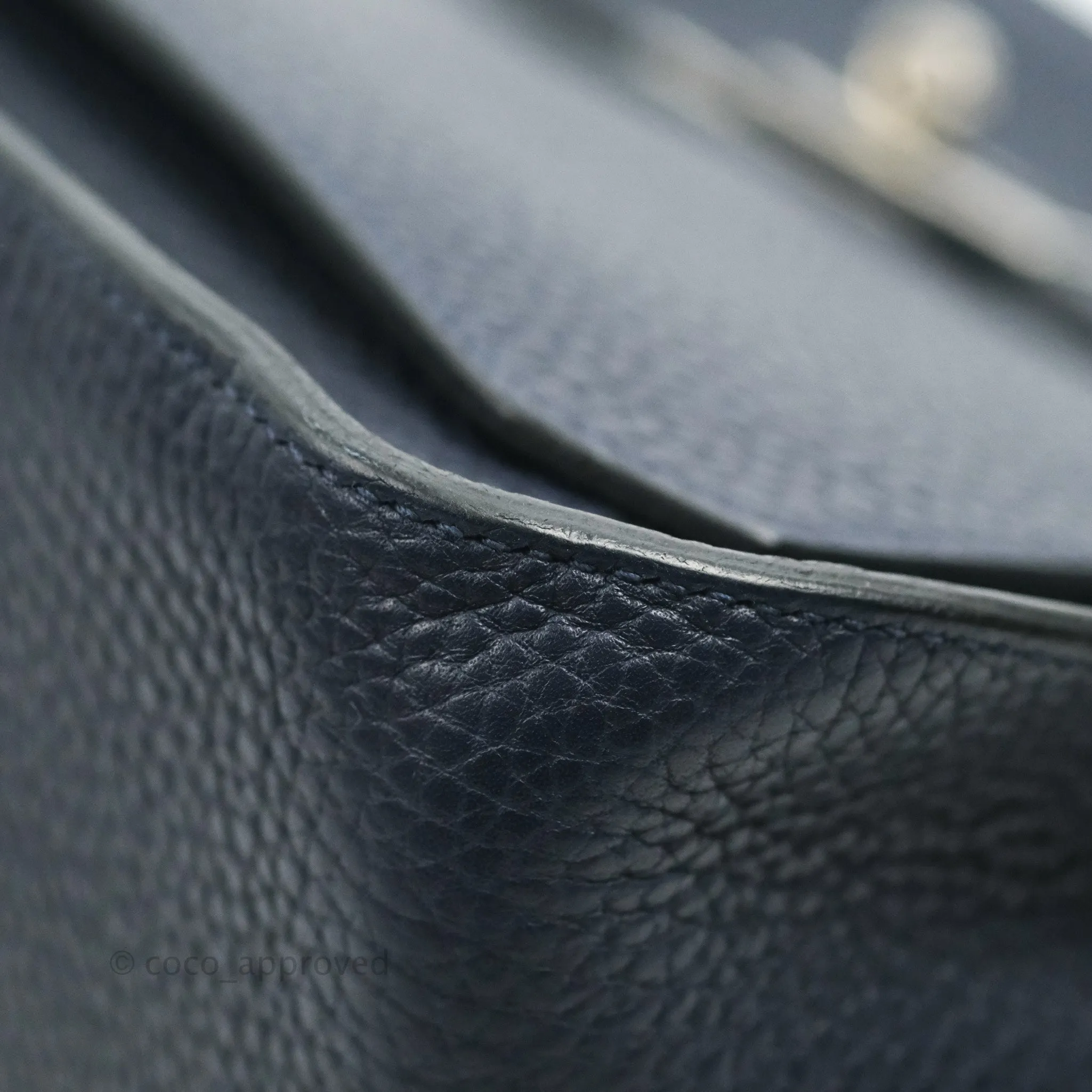 Hermes Jypsiere 28 Togo Midnight Blue Palladium Hardware