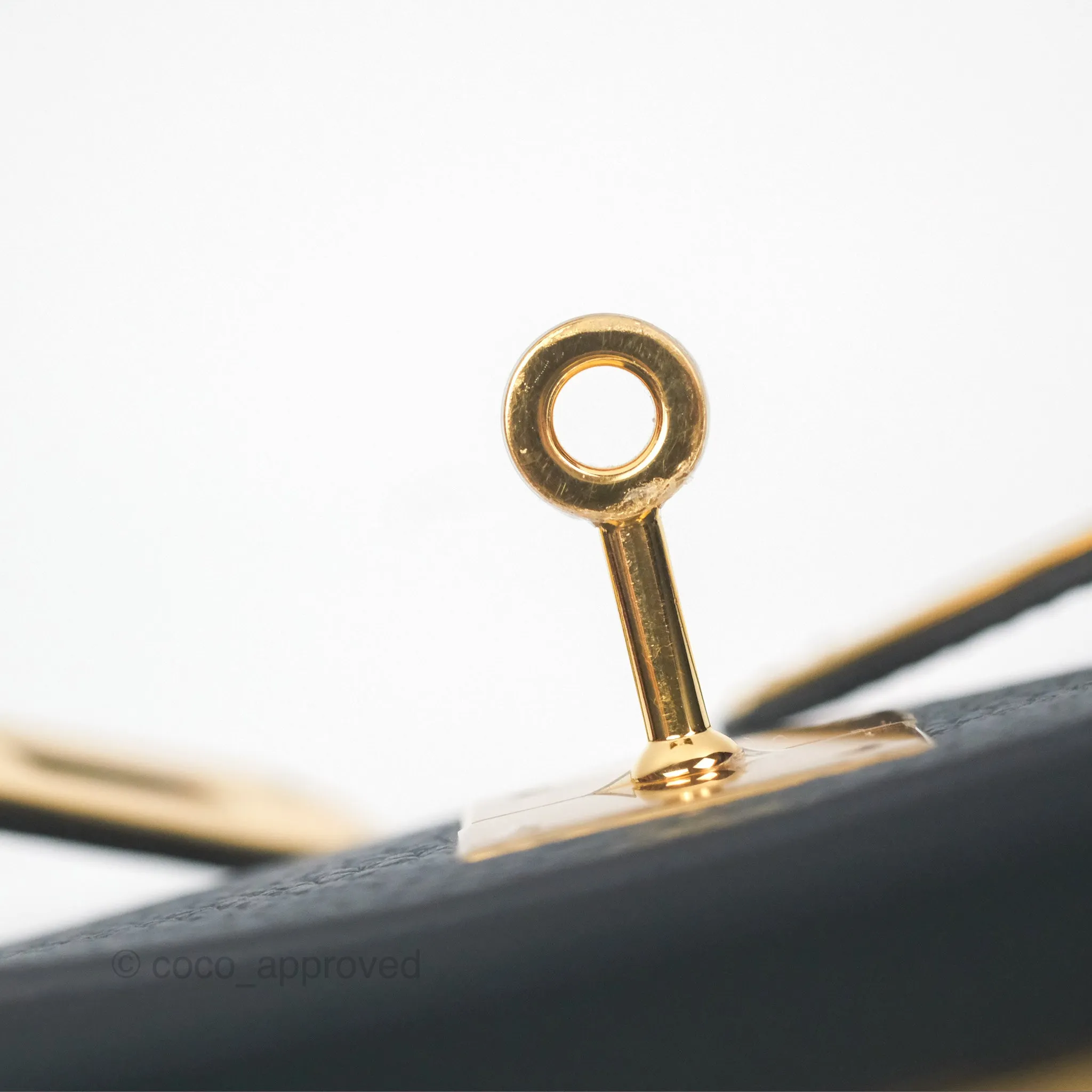 Hermes Kelly 28 Clemence Vert Cypress 6O Gold Hardware