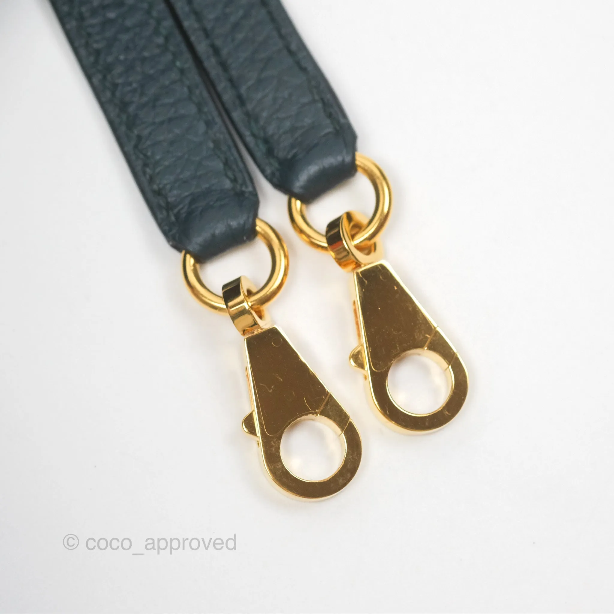 Hermes Kelly 28 Clemence Vert Cypress 6O Gold Hardware