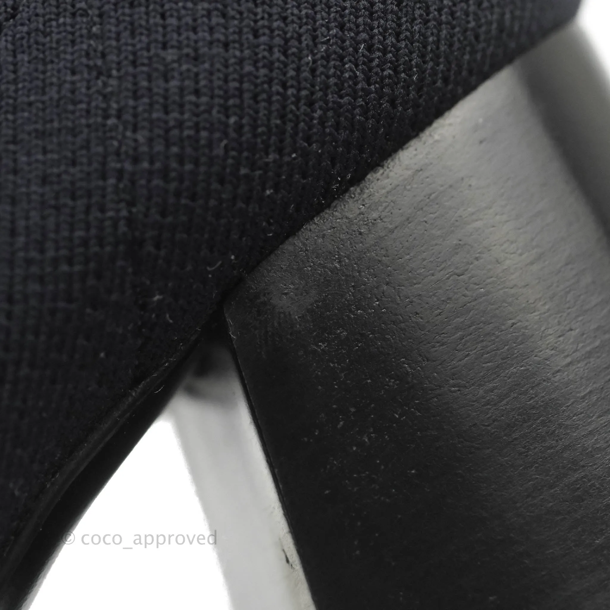 Hermes Knit Calfskin Volver 60 Ankle Boots Black