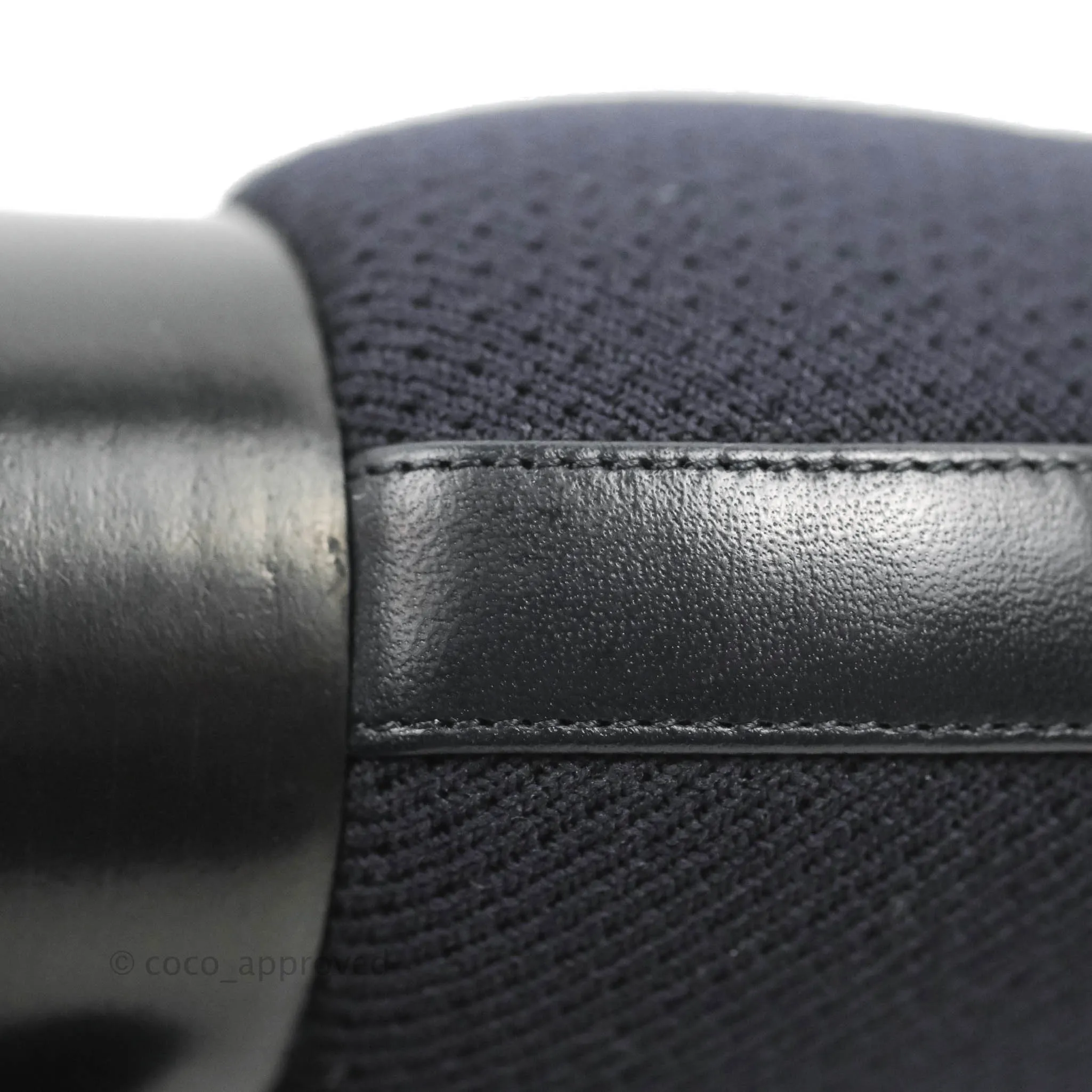 Hermes Knit Calfskin Volver 60 Ankle Boots Black